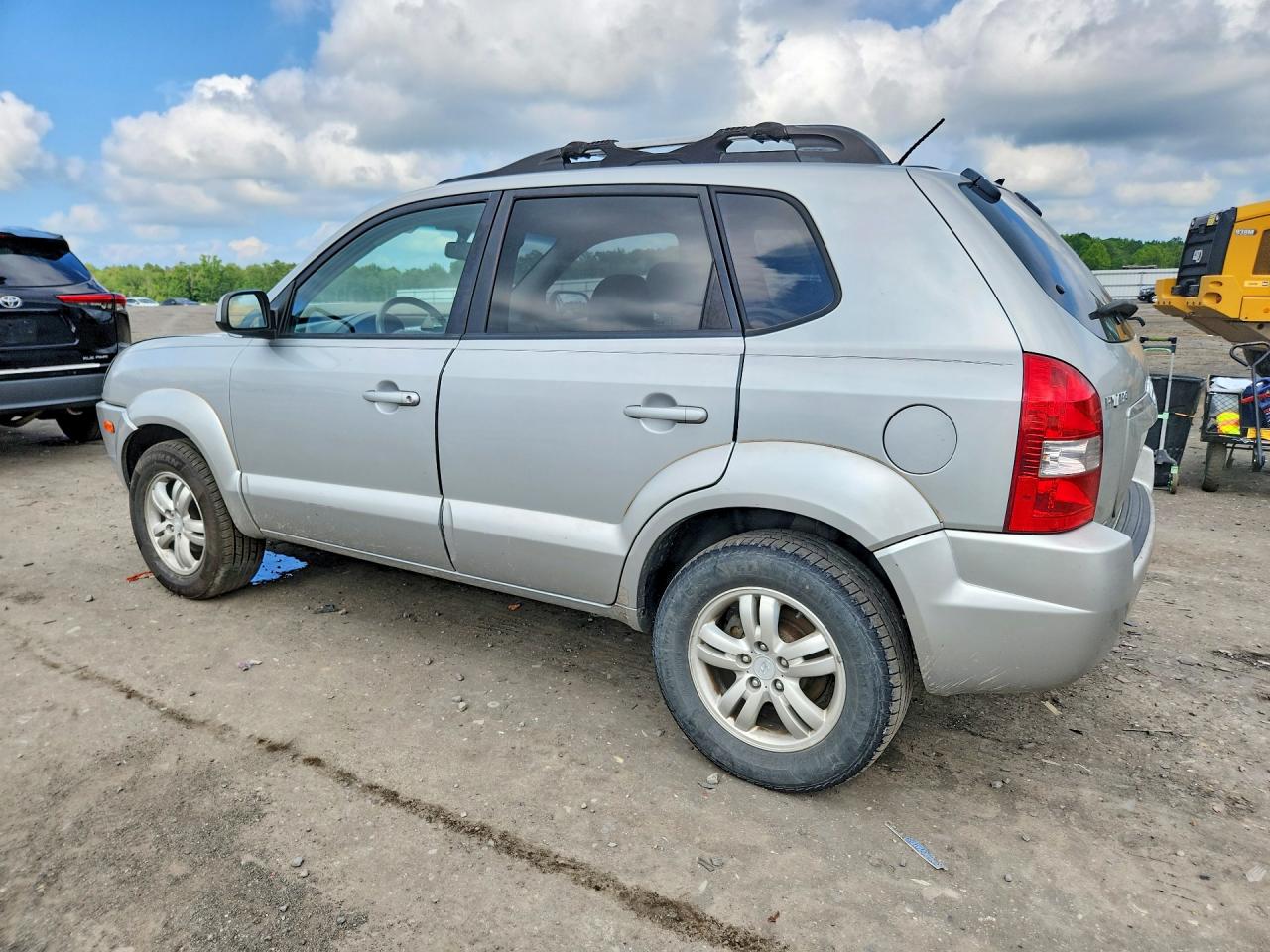 2007 Hyundai Tucson Se Silver vin: KM8JN72D67U612930