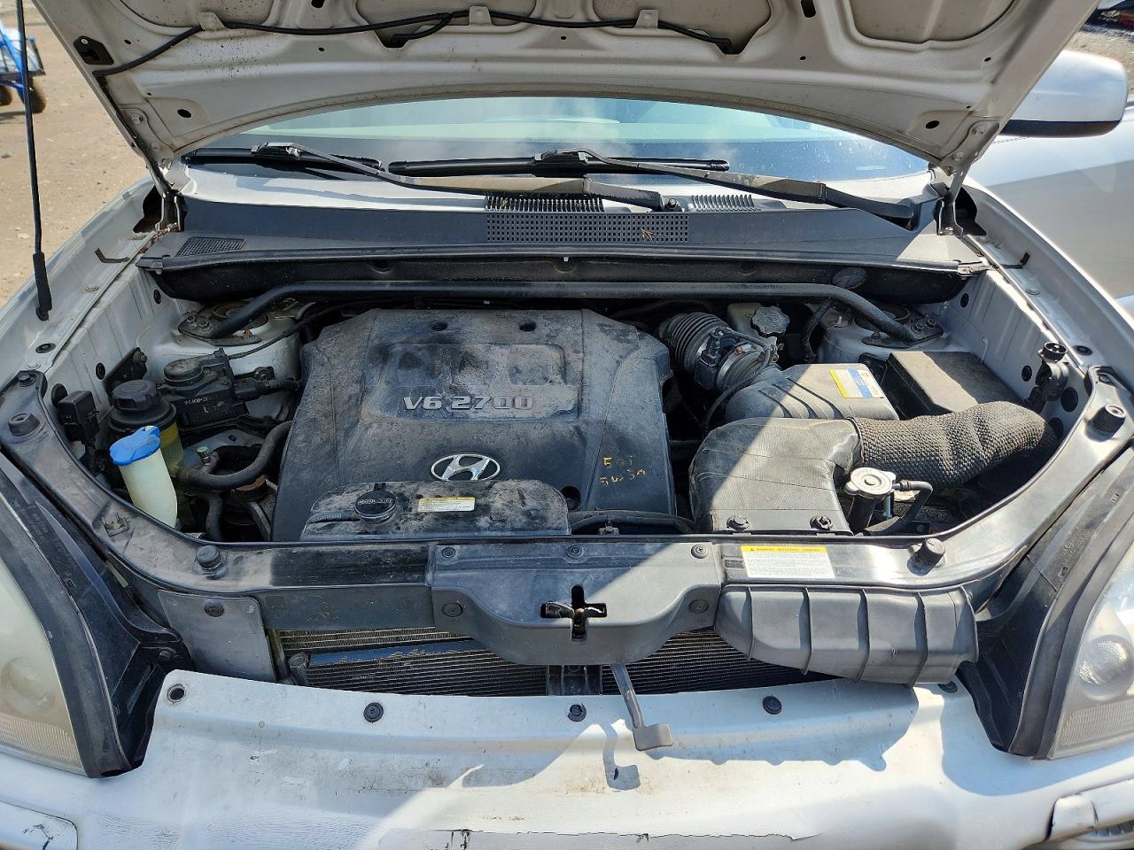 2007 Hyundai Tucson Se Silver vin: KM8JN72D67U612930