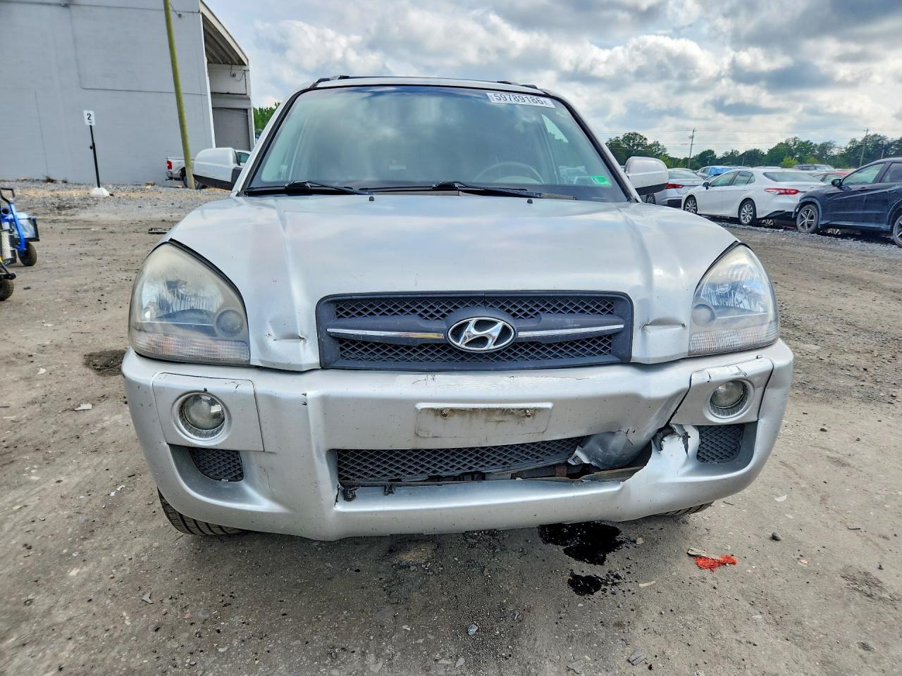 2007 Hyundai Tucson Se Silver vin: KM8JN72D67U612930