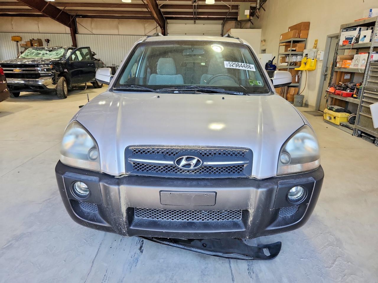2005 Hyundai Tucson Gls Silver vin: KM8JN72D75U075384