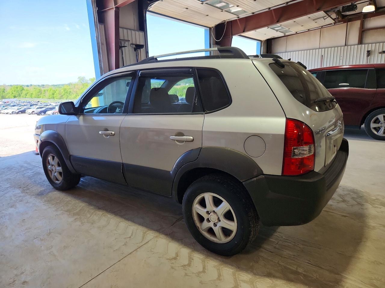 2005 Hyundai Tucson Gls Silver vin: KM8JN72D75U075384