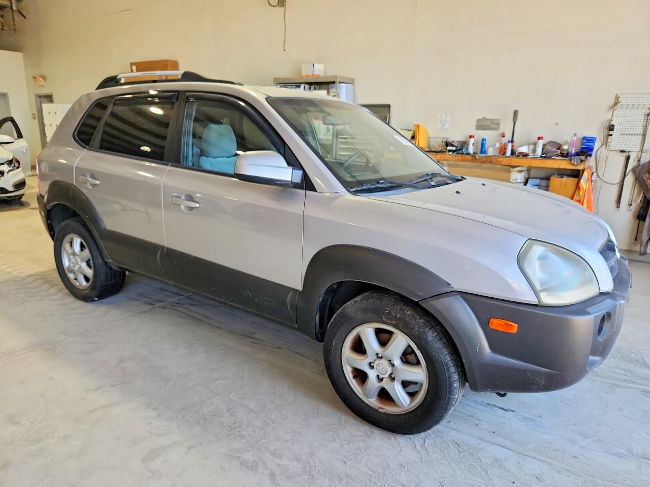 2005 Hyundai Tucson Gls Silver vin: KM8JN72D75U075384