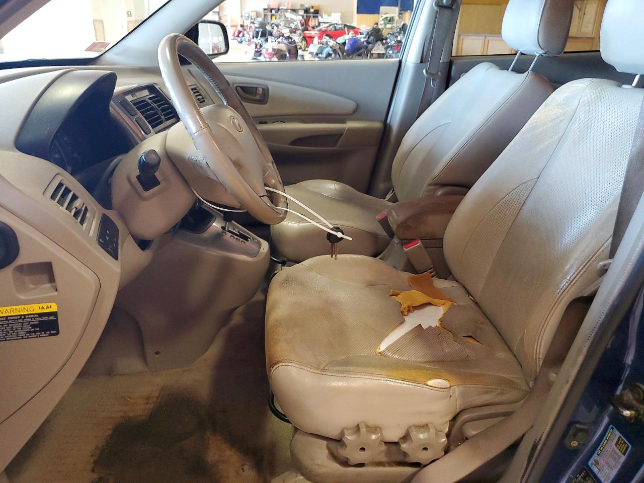 2005 Hyundai Tucson Gls Blue vin: KM8JN72D75U085462