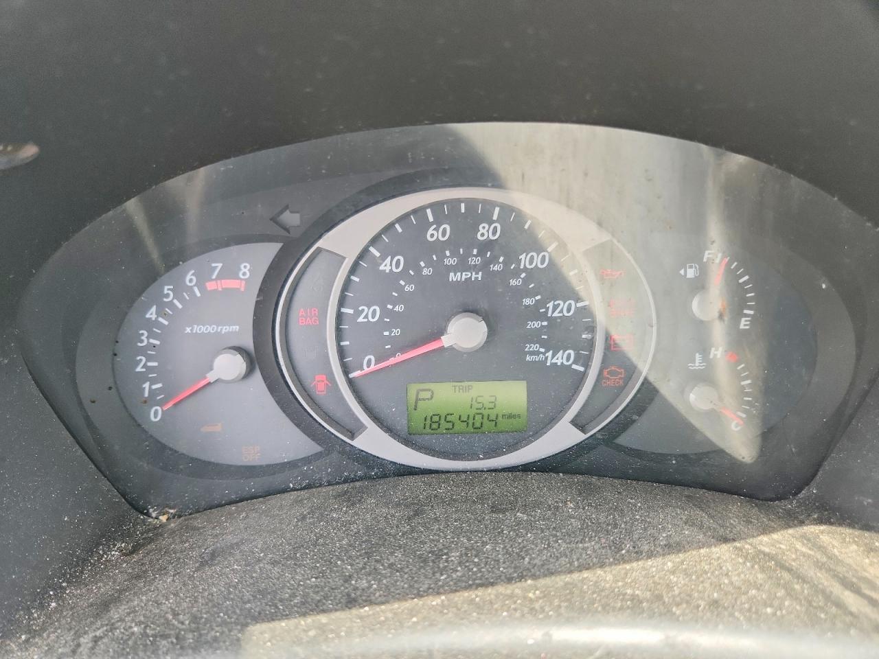 2005 Hyundai Tucson Gls Burgundy vin: KM8JN72D75U128746