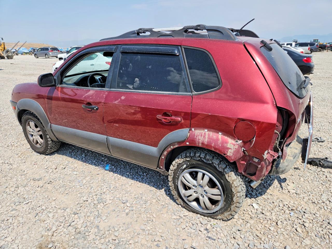 2006 Hyundai Tucson Gls Red vin: KM8JN72D76U257538