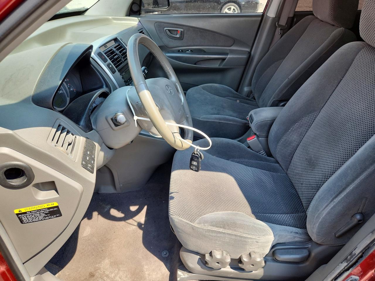 2006 Hyundai Tucson Gls Red vin: KM8JN72D76U257538
