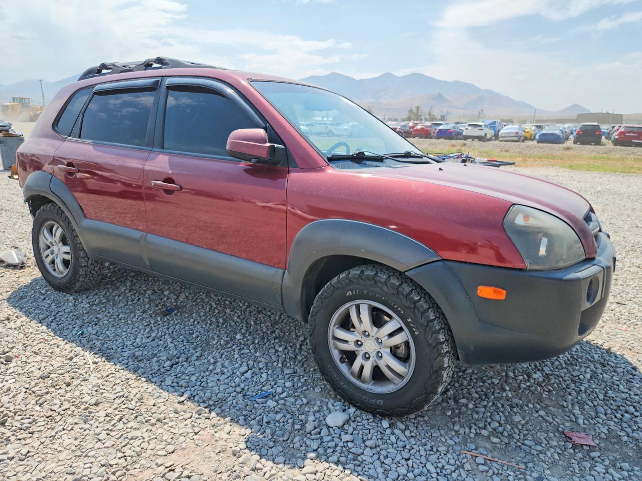 2006 Hyundai Tucson Gls Red vin: KM8JN72D76U257538