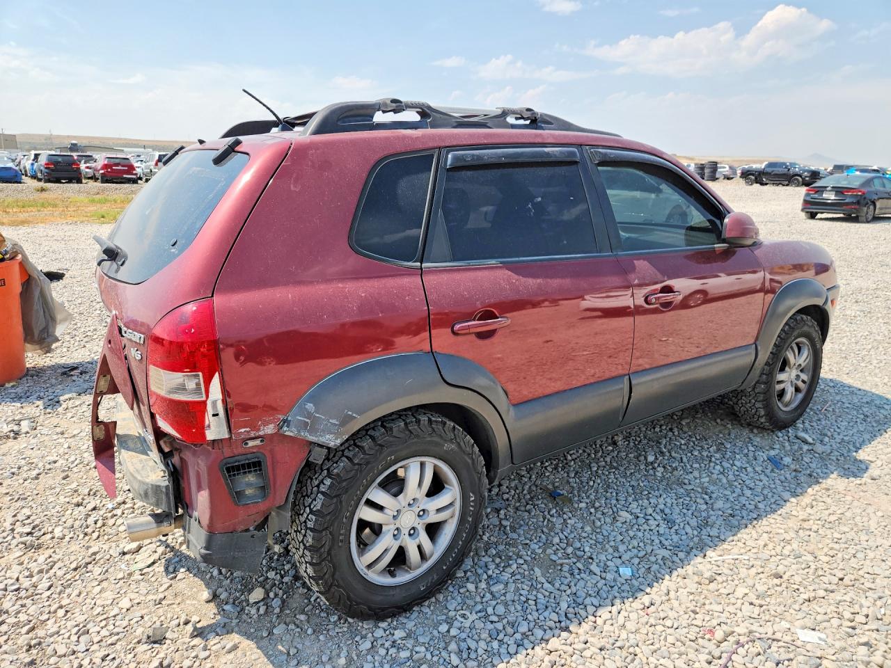 2006 Hyundai Tucson Gls Red vin: KM8JN72D76U257538