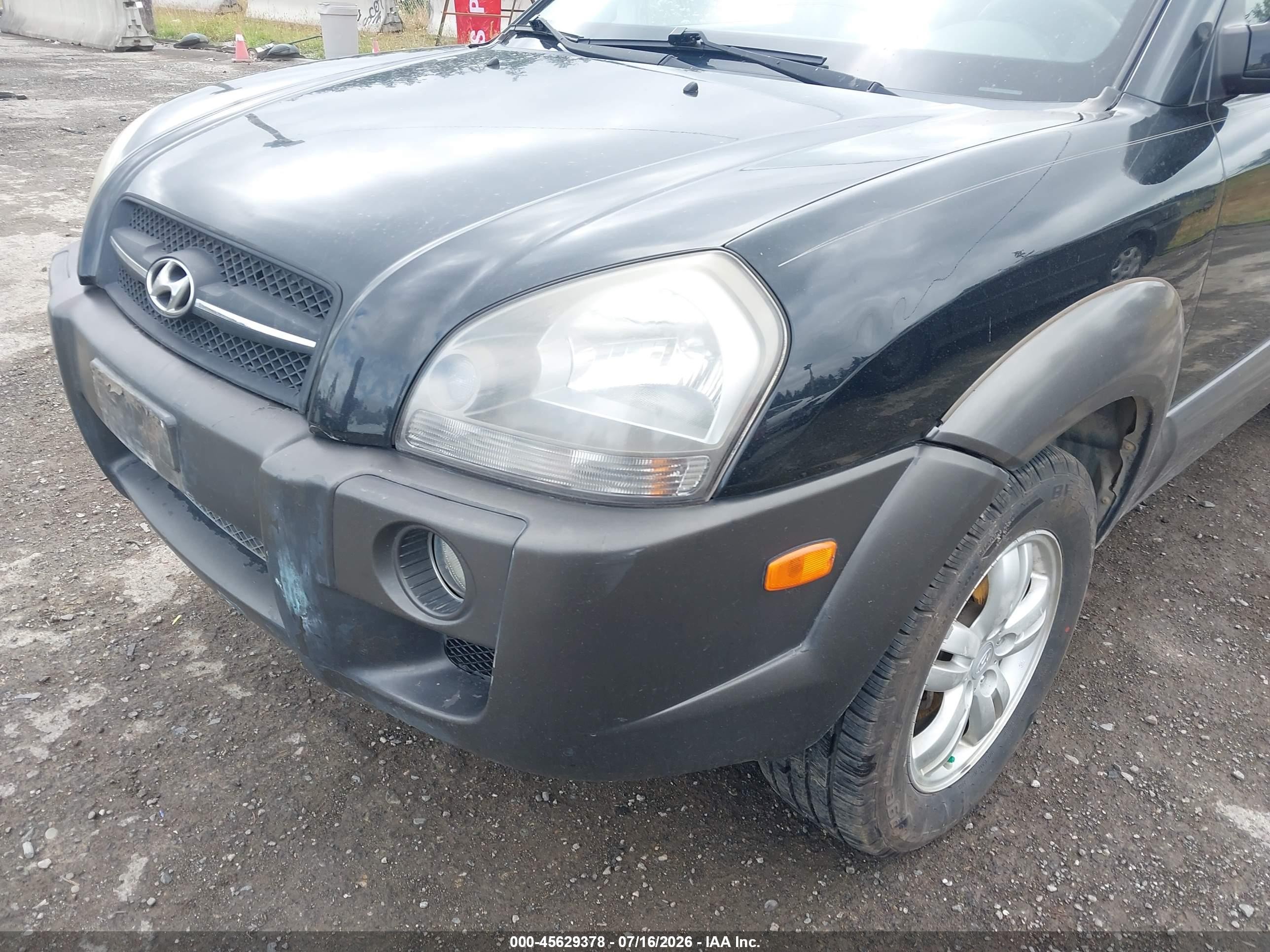 2006 Hyundai Tucson Gls/limited Черный vin: KM8JN72D76U334229