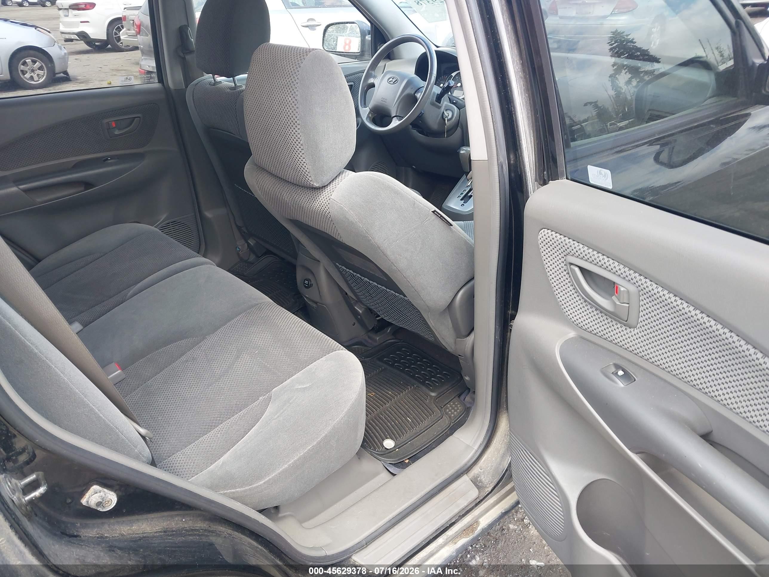 2006 Hyundai Tucson Gls/limited Черный vin: KM8JN72D76U334229