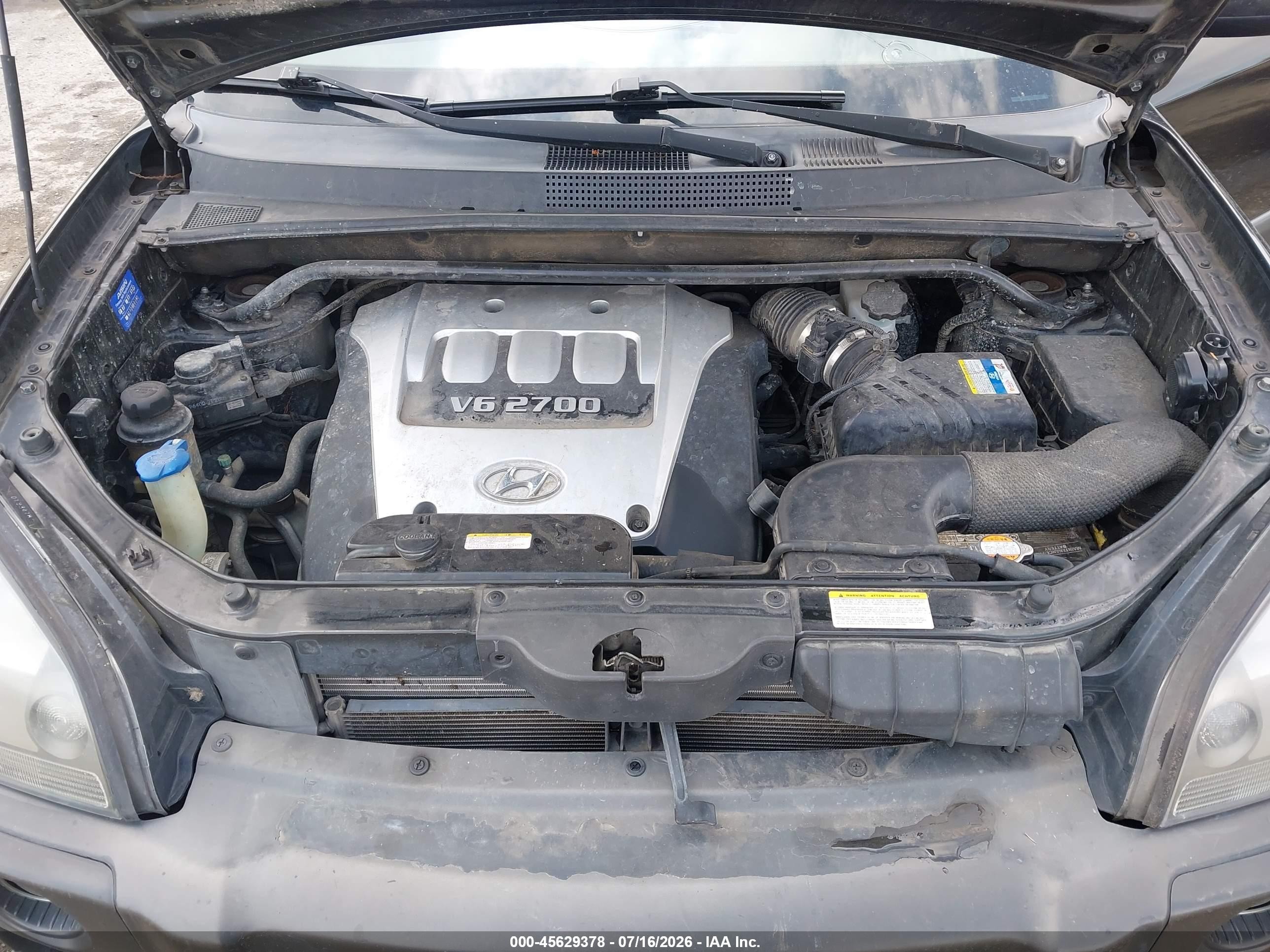 2006 Hyundai Tucson Gls/limited Черный vin: KM8JN72D76U334229