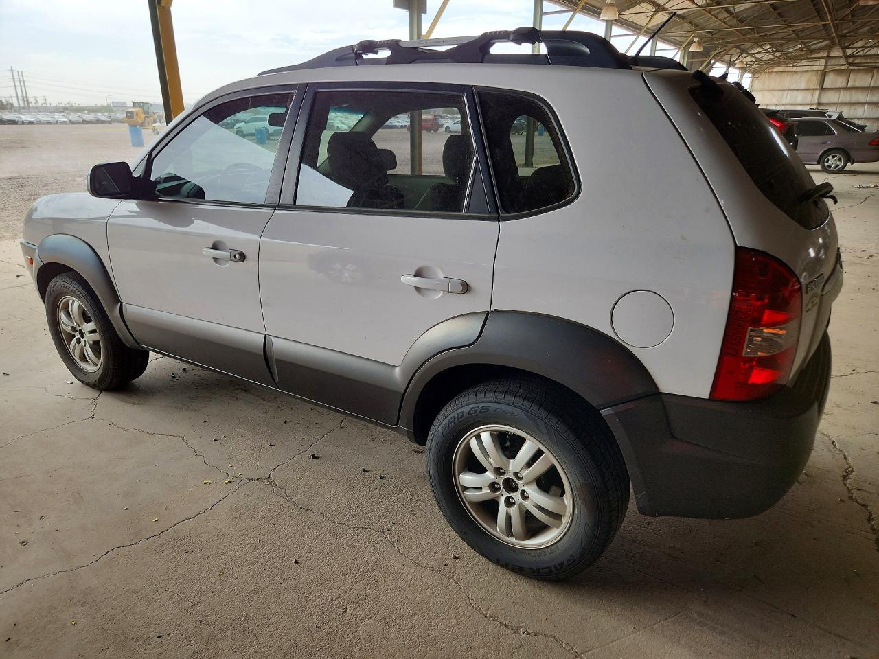 2006 Hyundai Tucson Gls White vin: KM8JN72D76U334621