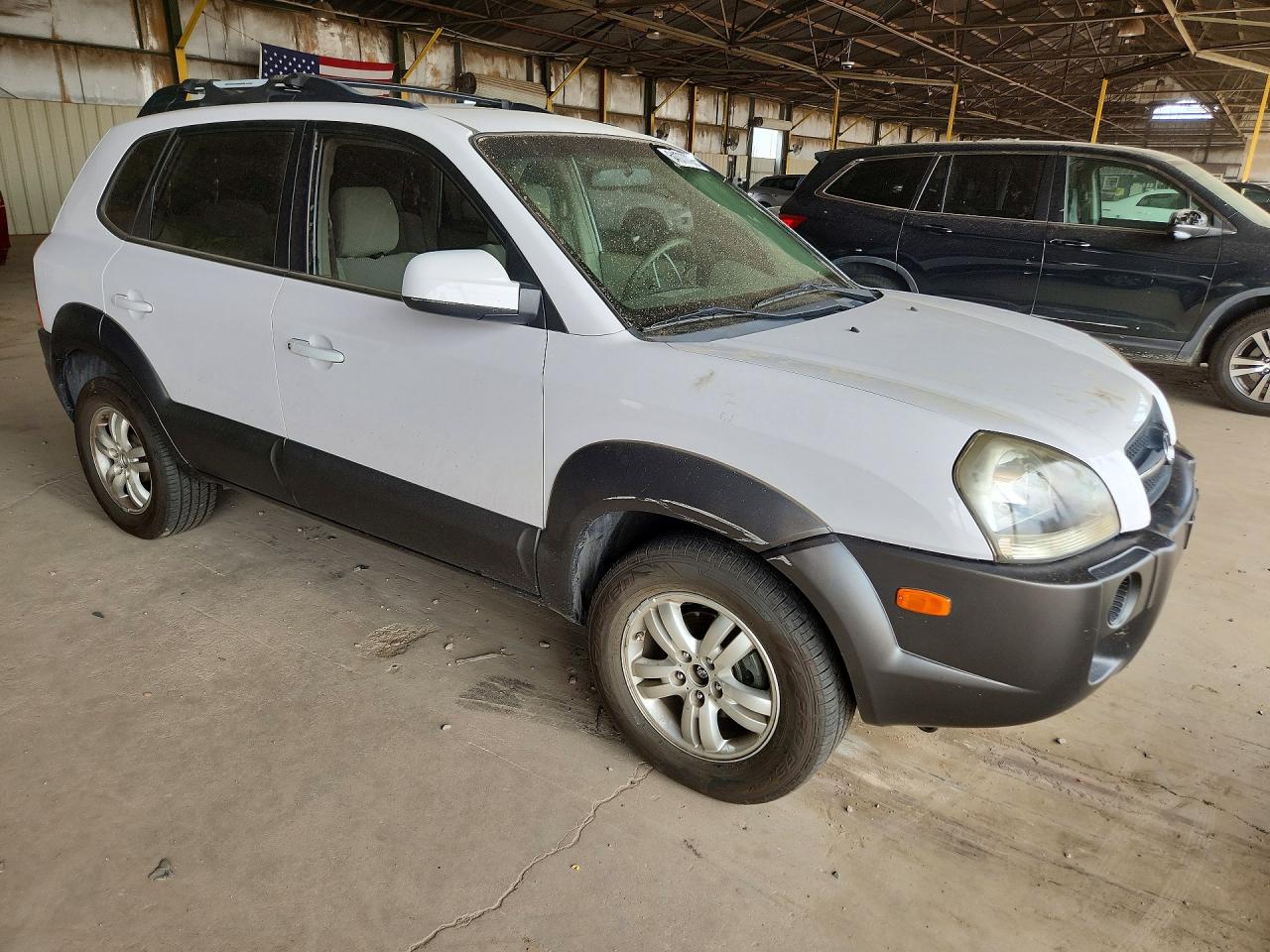 2006 Hyundai Tucson Gls White vin: KM8JN72D76U334621