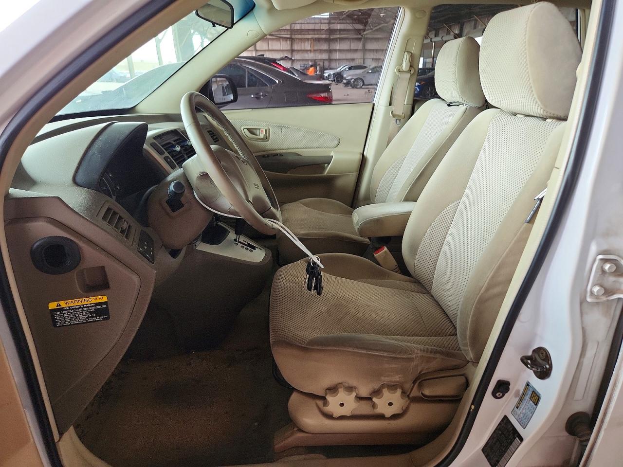 2006 Hyundai Tucson Gls White vin: KM8JN72D76U334621
