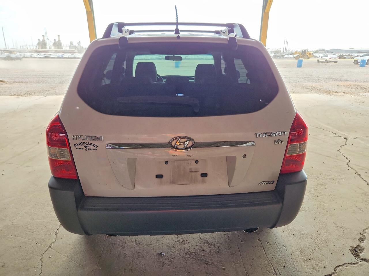 2006 Hyundai Tucson Gls White vin: KM8JN72D76U334621