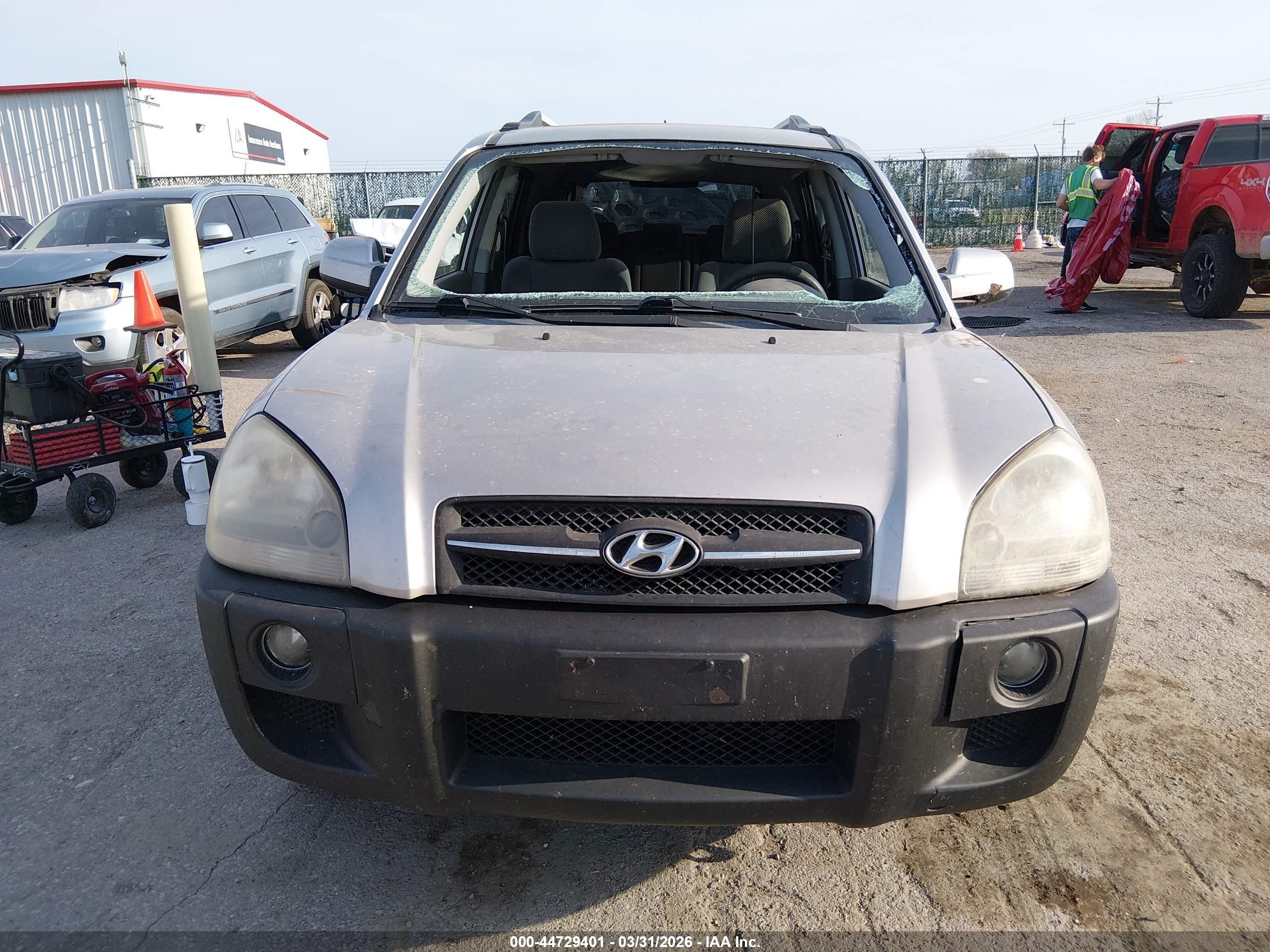 2006 Hyundai Tucson Gls/limited Gray vin: KM8JN72D76U365271