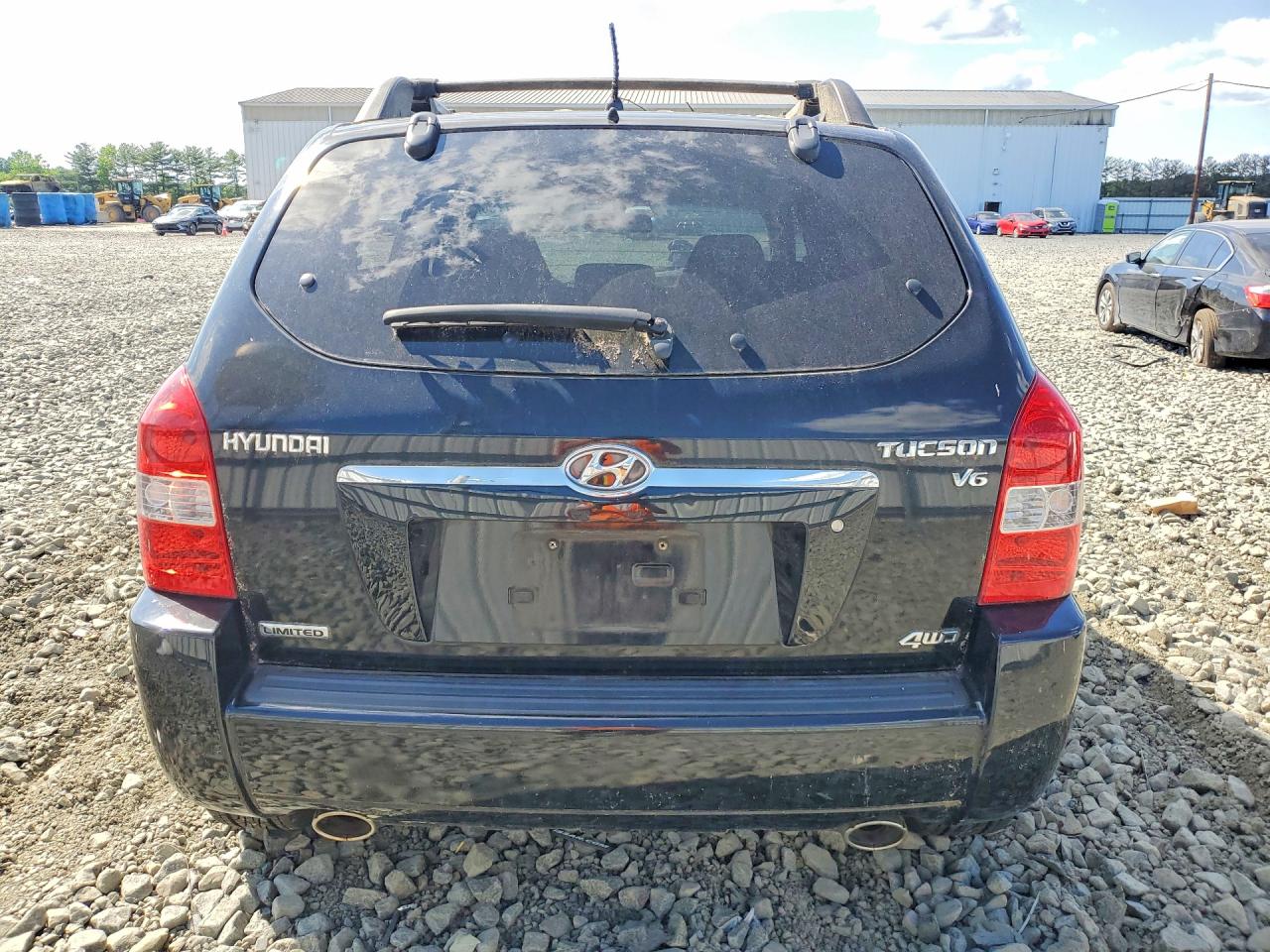 2007 Hyundai Tucson Se Black vin: KM8JN72D77U506258
