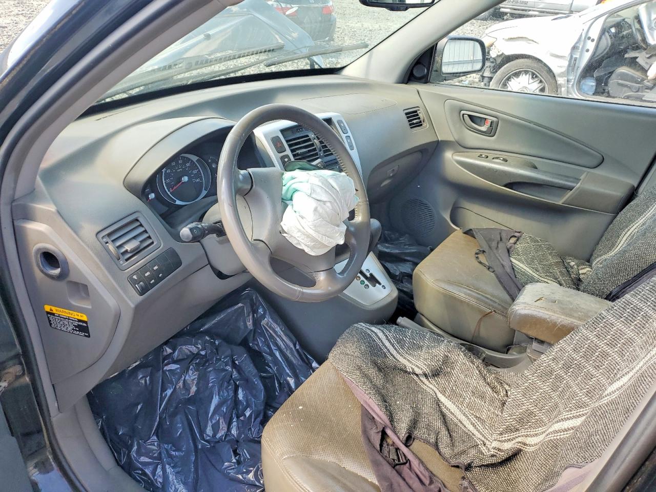 2007 Hyundai Tucson Se Black vin: KM8JN72D77U506258