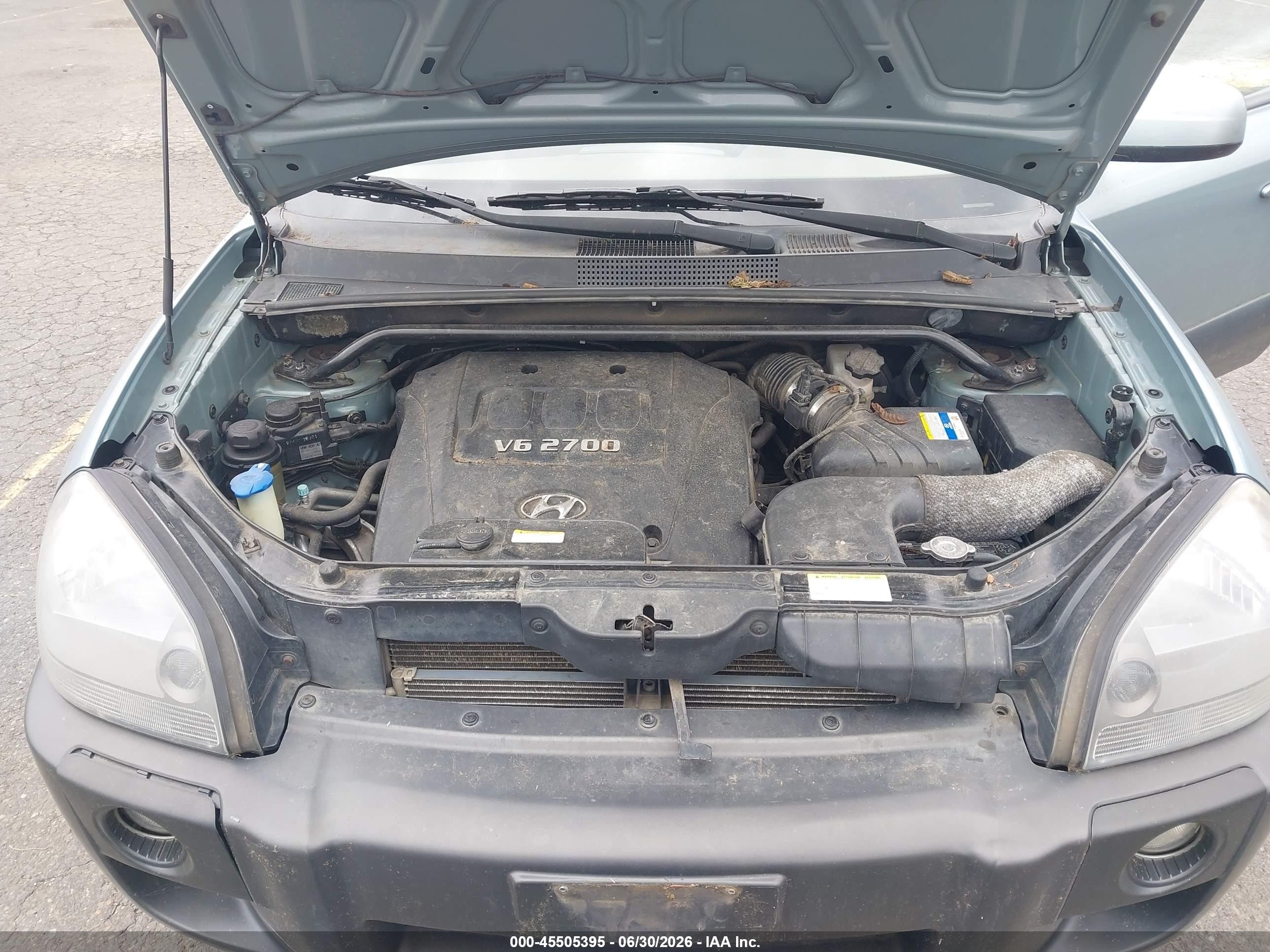 2007 Hyundai Tucson Limited/se Light Blue vin: KM8JN72D77U618168