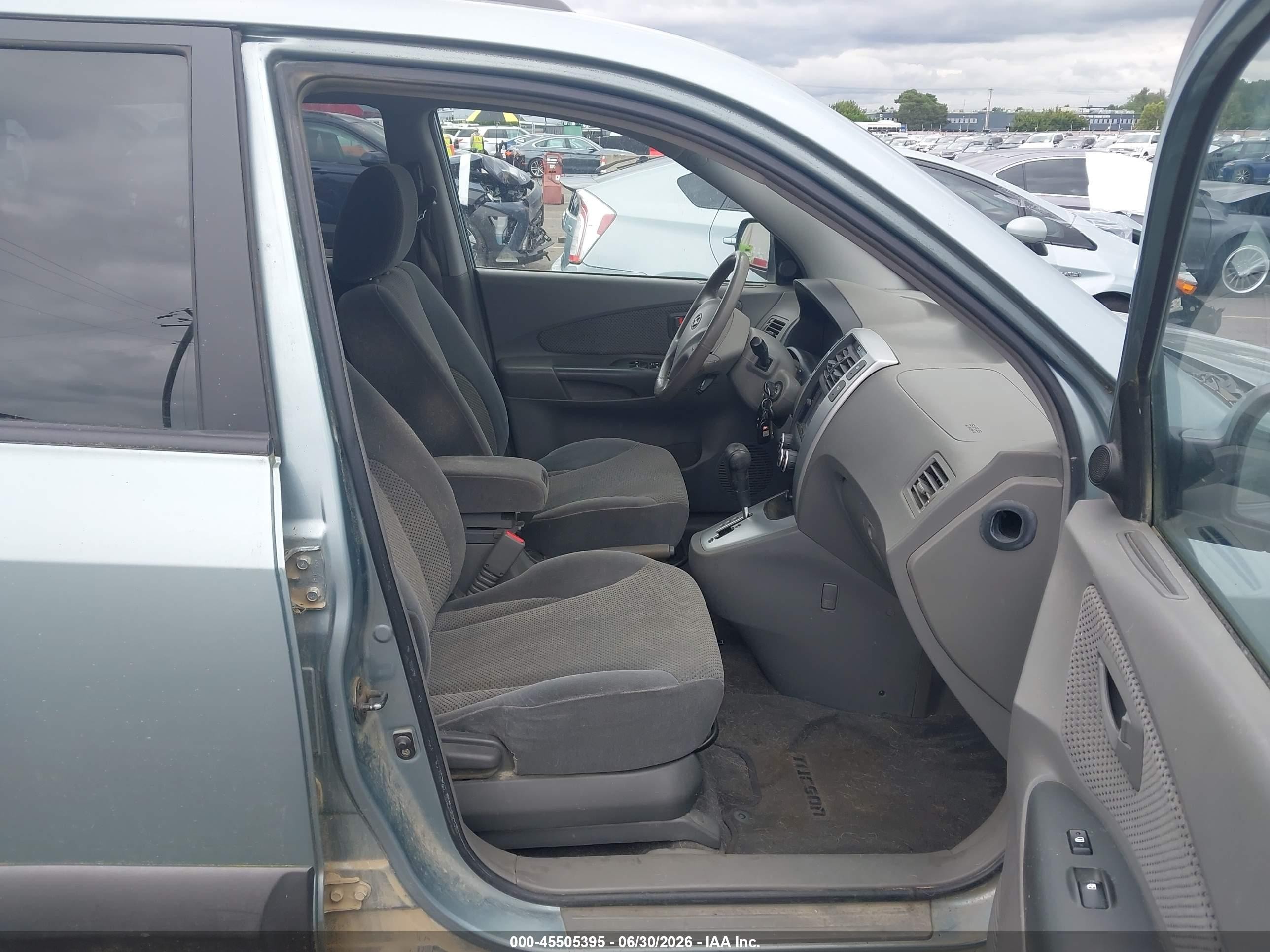 2007 Hyundai Tucson Limited/se Light Blue vin: KM8JN72D77U618168
