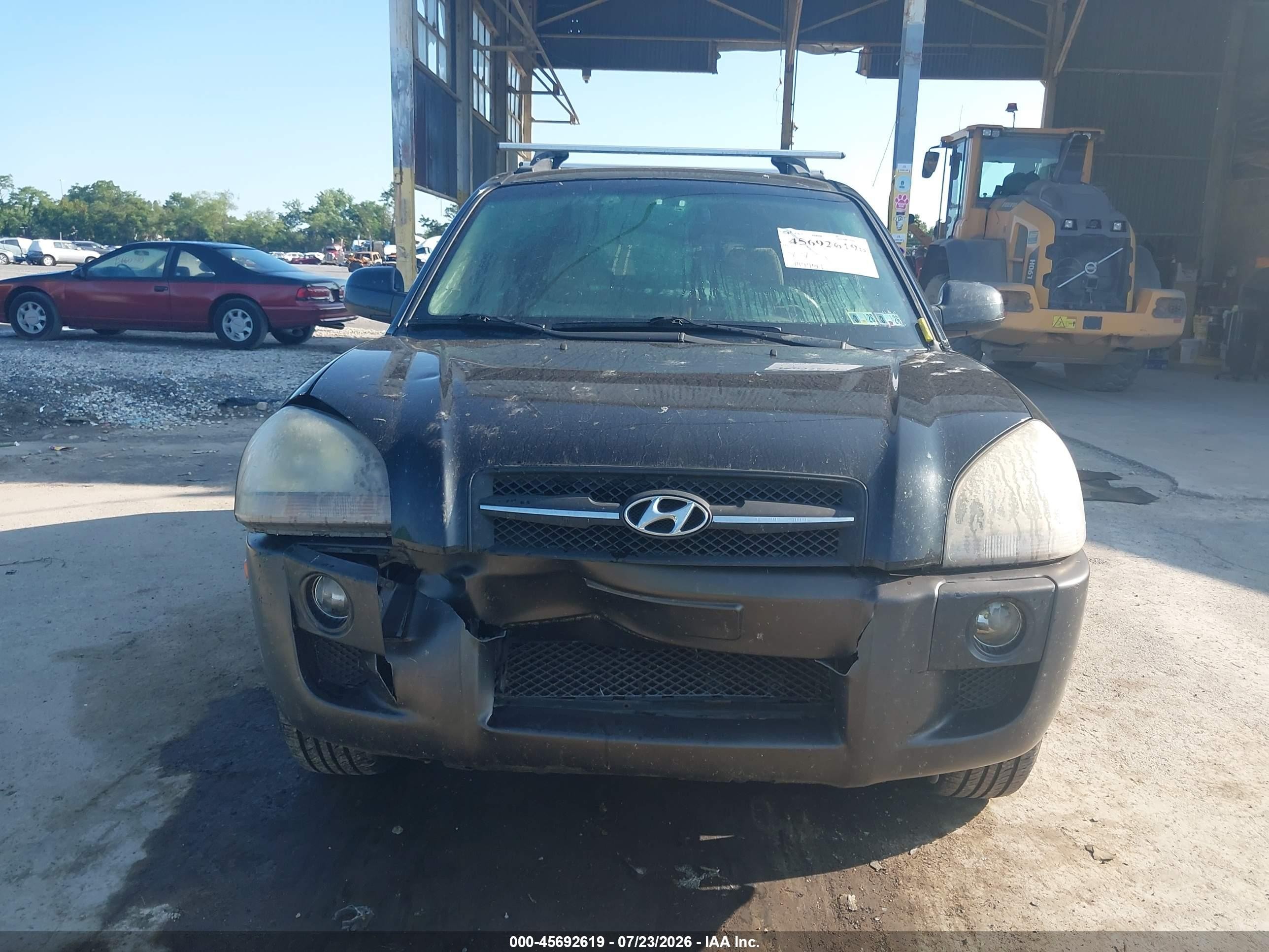 2005 Hyundai Tucson Gls/lx Черный vin: KM8JN72D85U160122