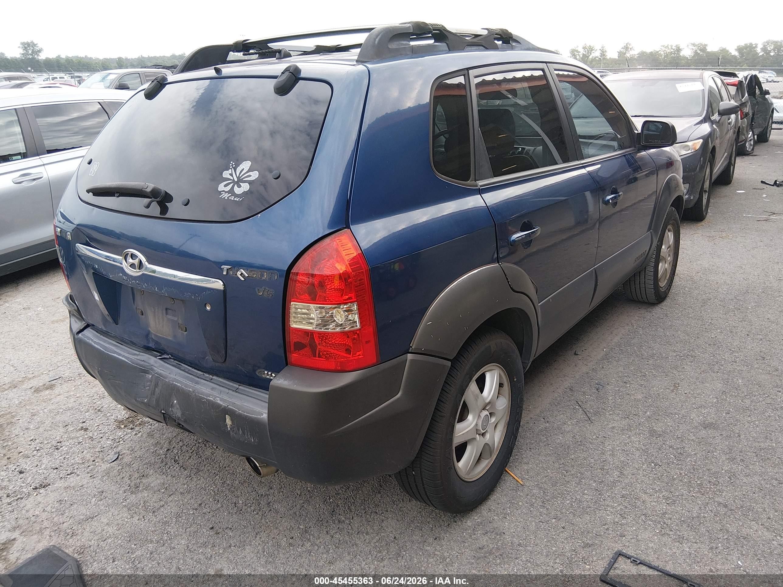 2005 Hyundai Tucson Gls/lx Синий vin: KM8JN72D85U193993
