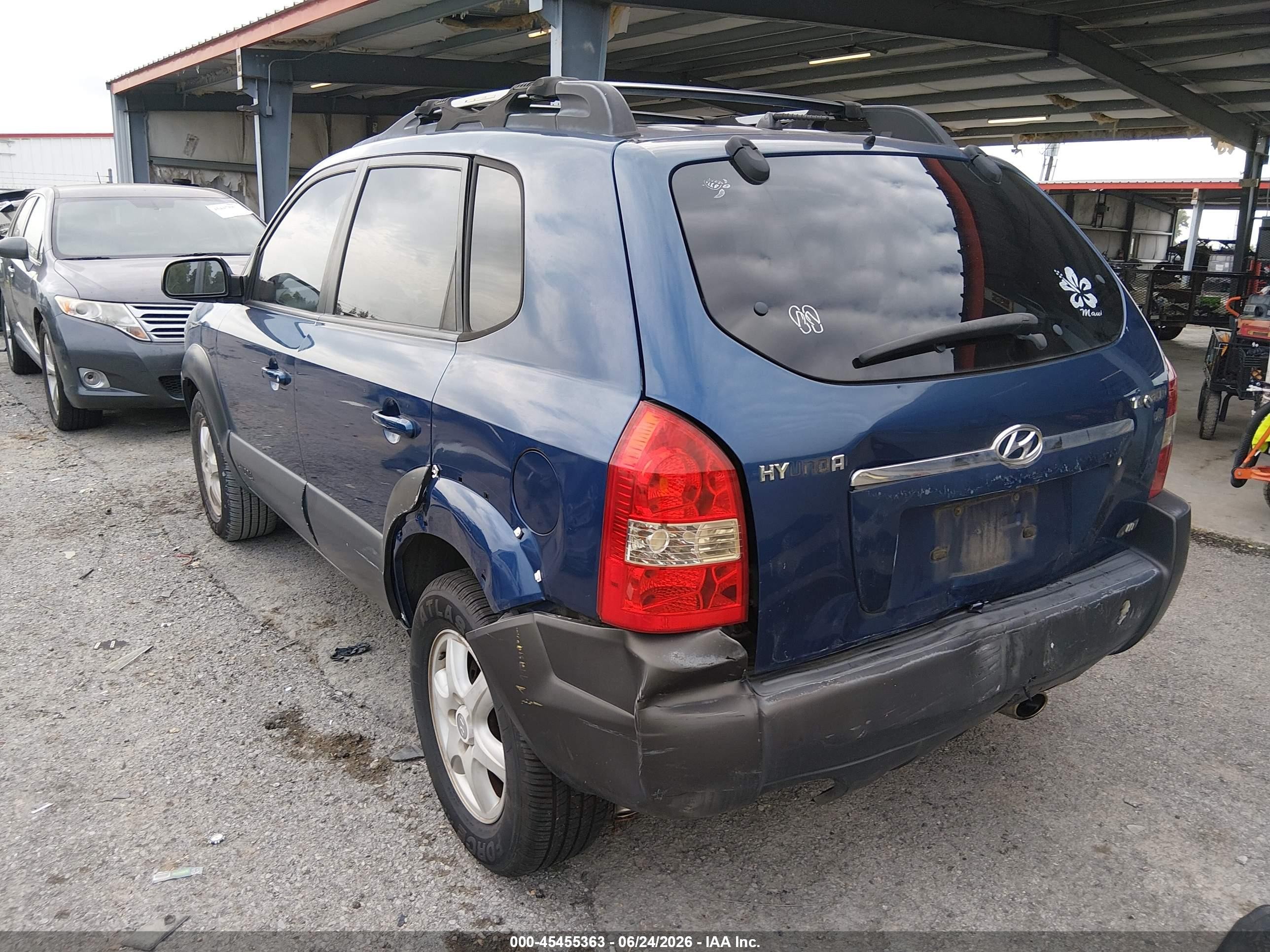 2005 Hyundai Tucson Gls/lx Синий vin: KM8JN72D85U193993