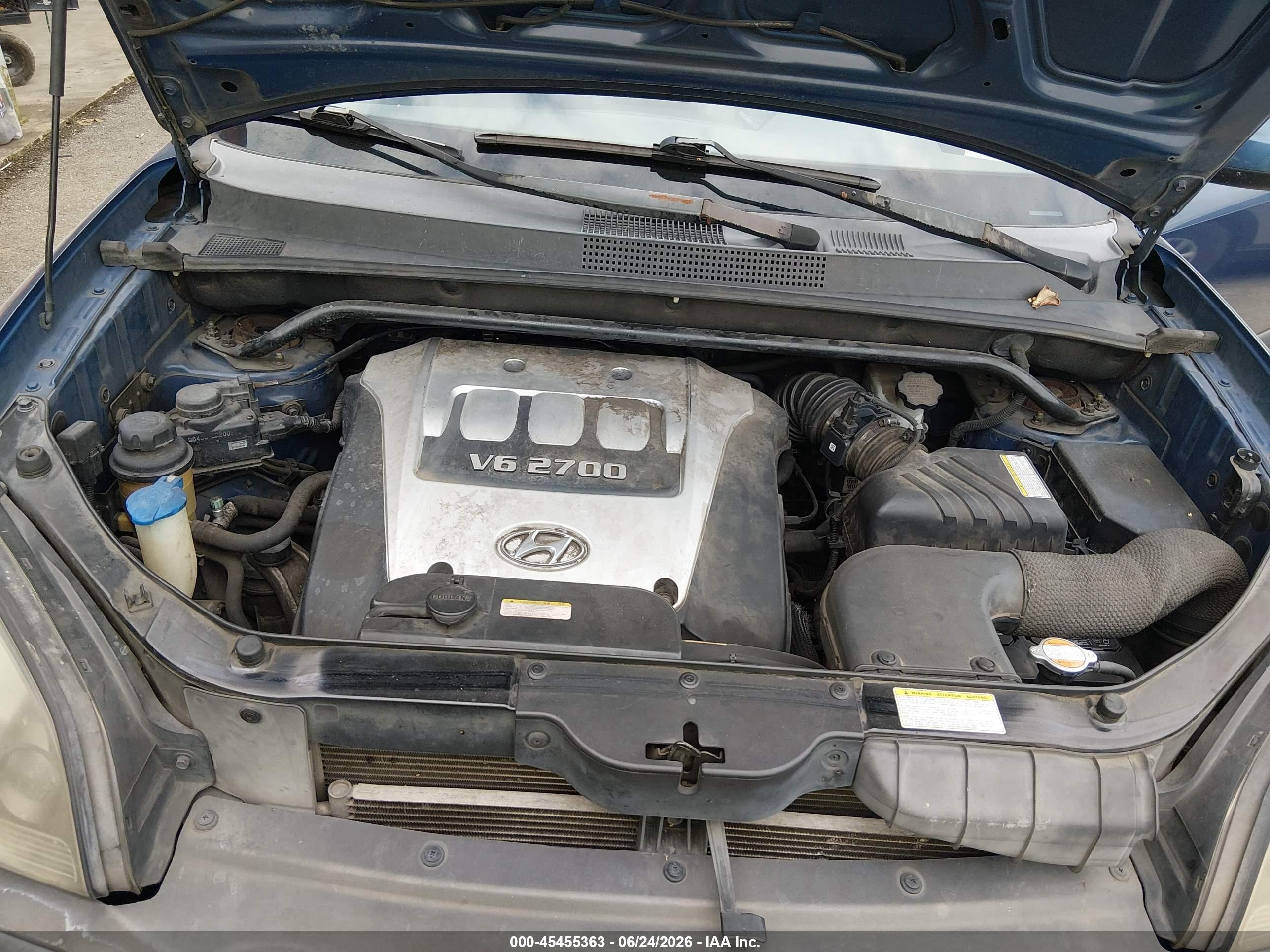 2005 Hyundai Tucson Gls/lx Синий vin: KM8JN72D85U193993