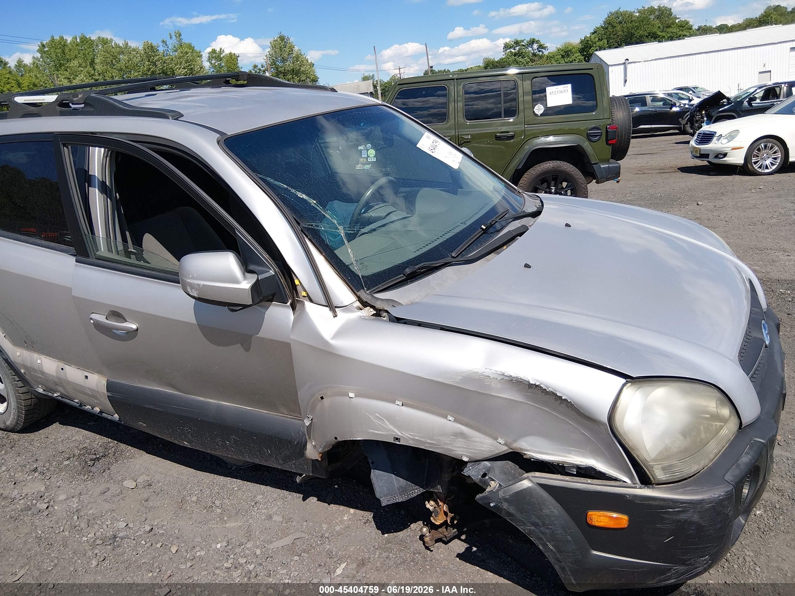 2006 Hyundai Tucson Gls/limited Silver vin: KM8JN72D86U381849