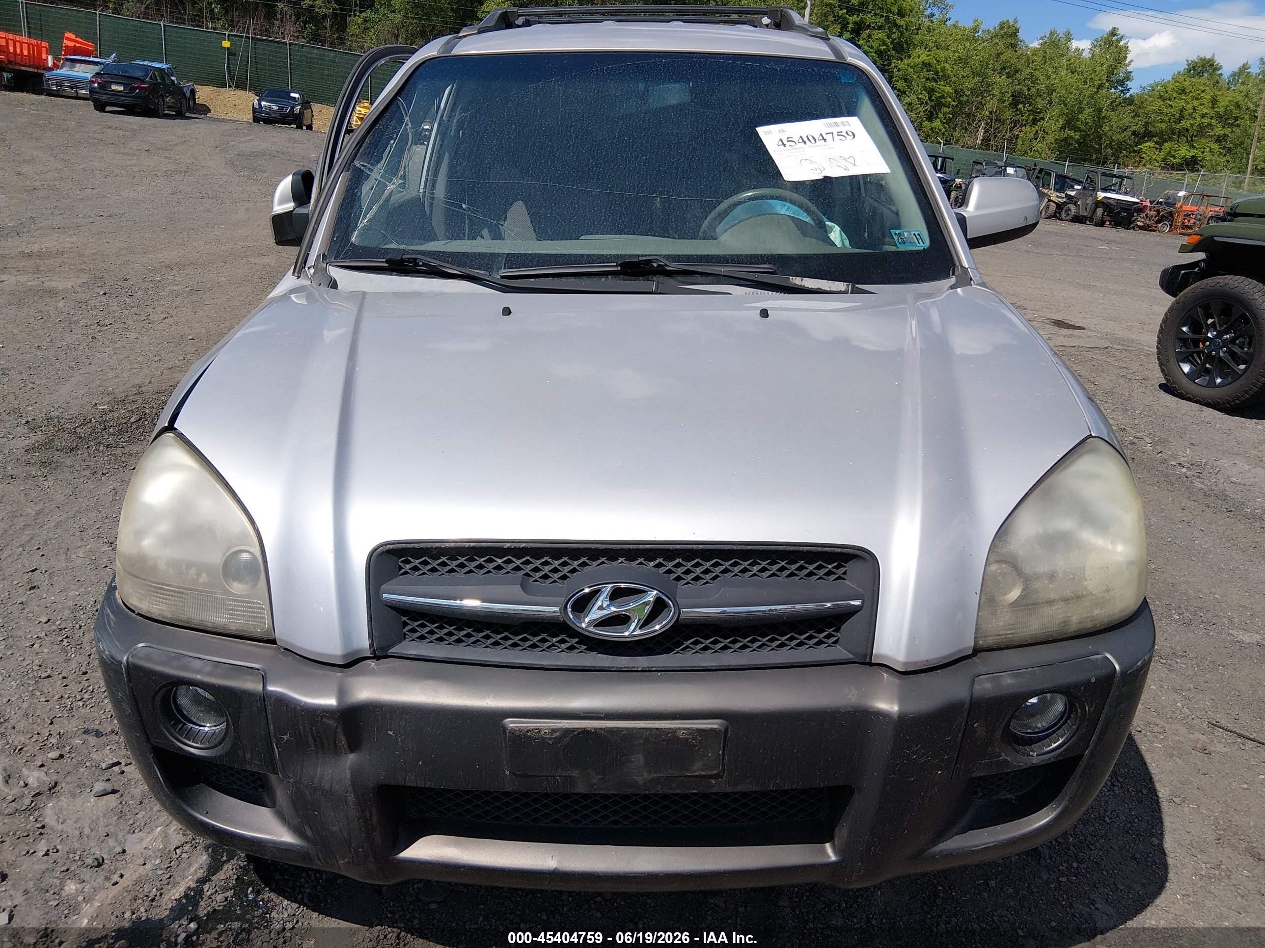 2006 Hyundai Tucson Gls/limited Silver vin: KM8JN72D86U381849