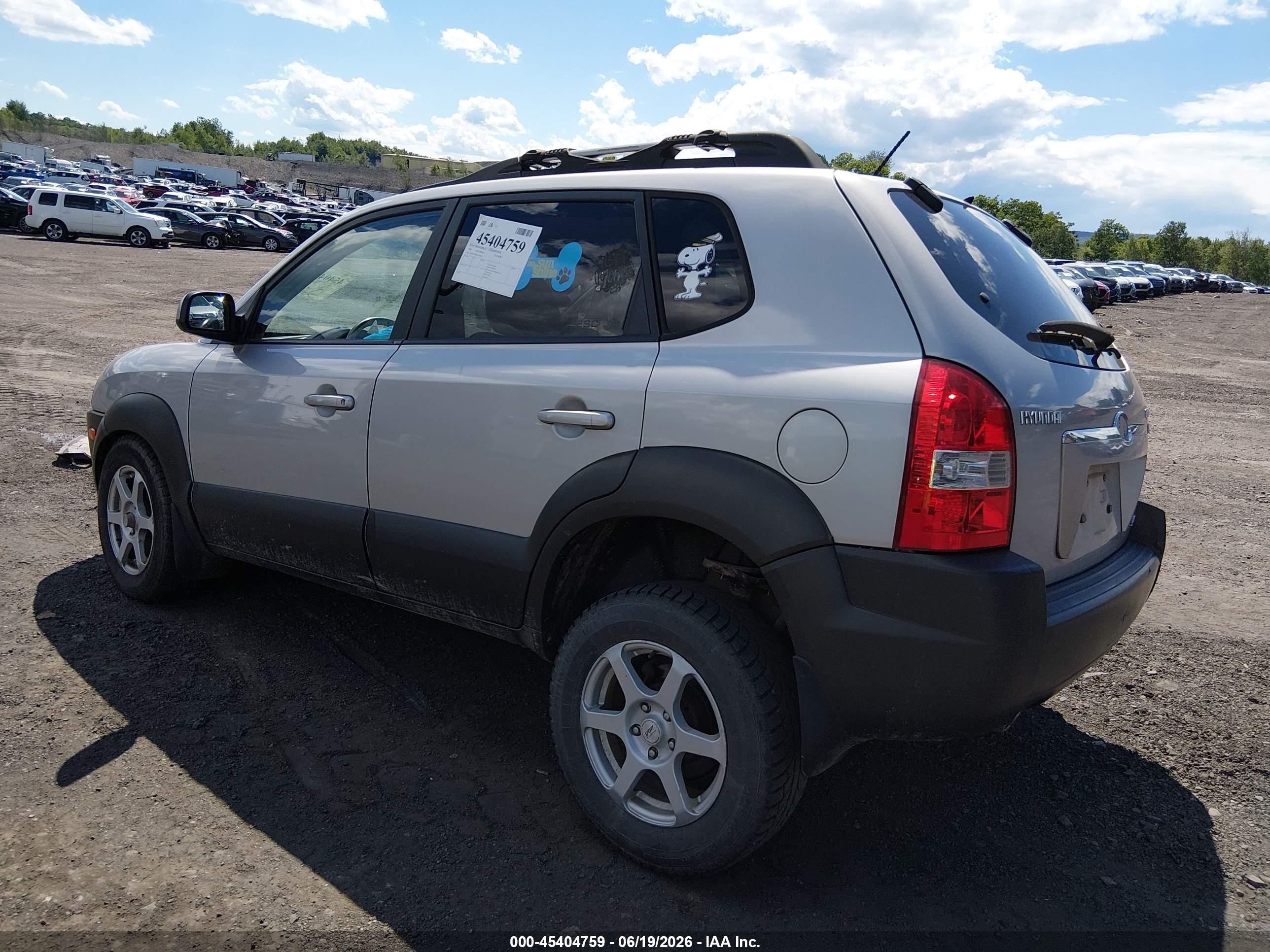 2006 Hyundai Tucson Gls/limited Silver vin: KM8JN72D86U381849