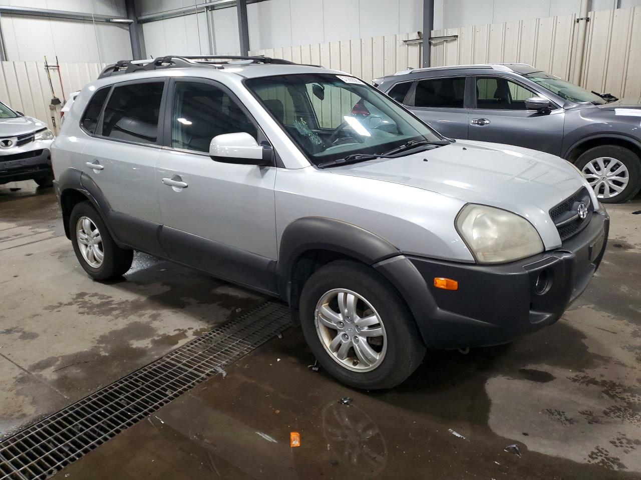 2007 Hyundai Tucson Se Silver vin: KM8JN72D87U671509