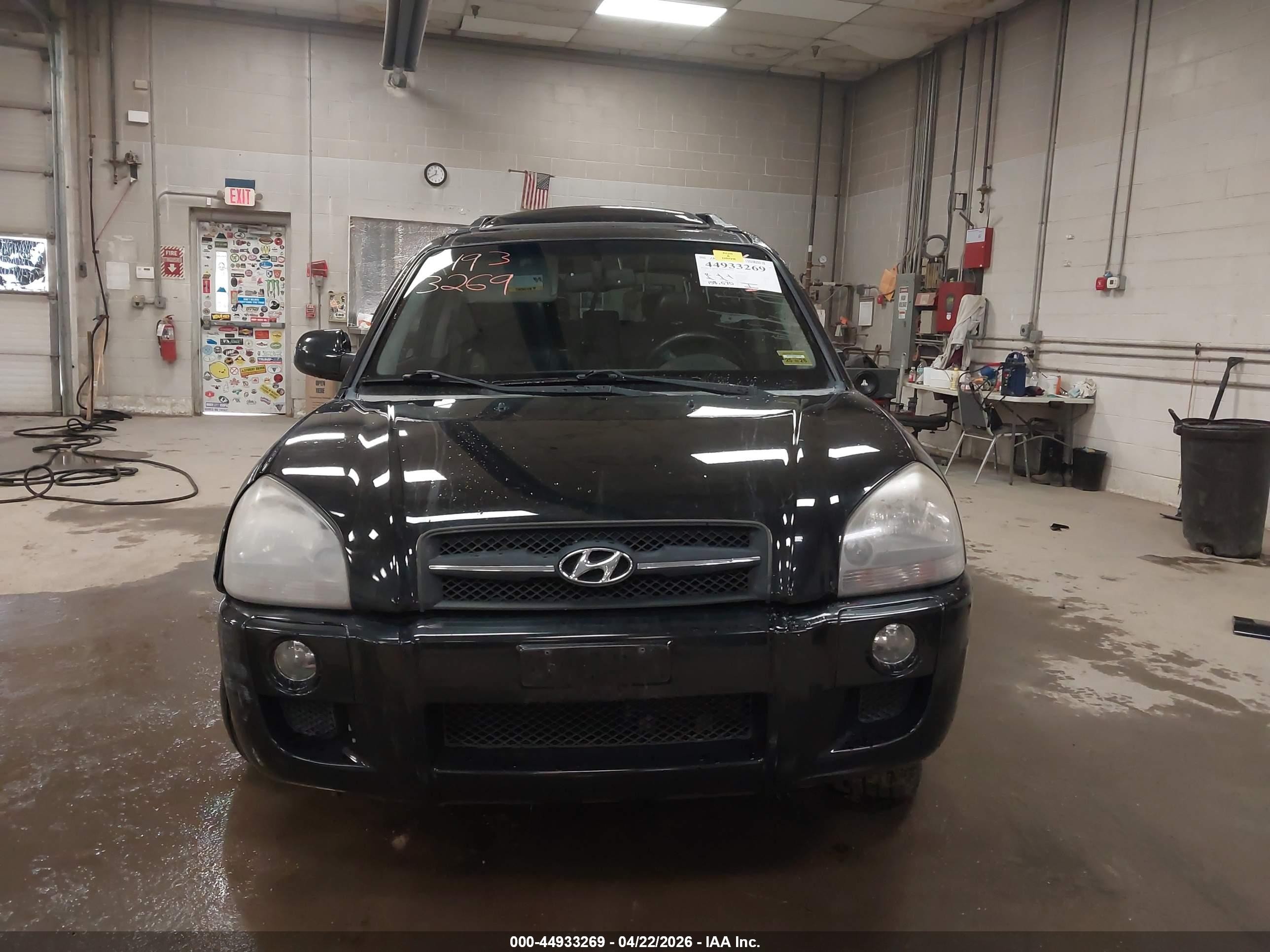 2008 Hyundai Tucson Limited V6/se Black vin: KM8JN72D88U856113
