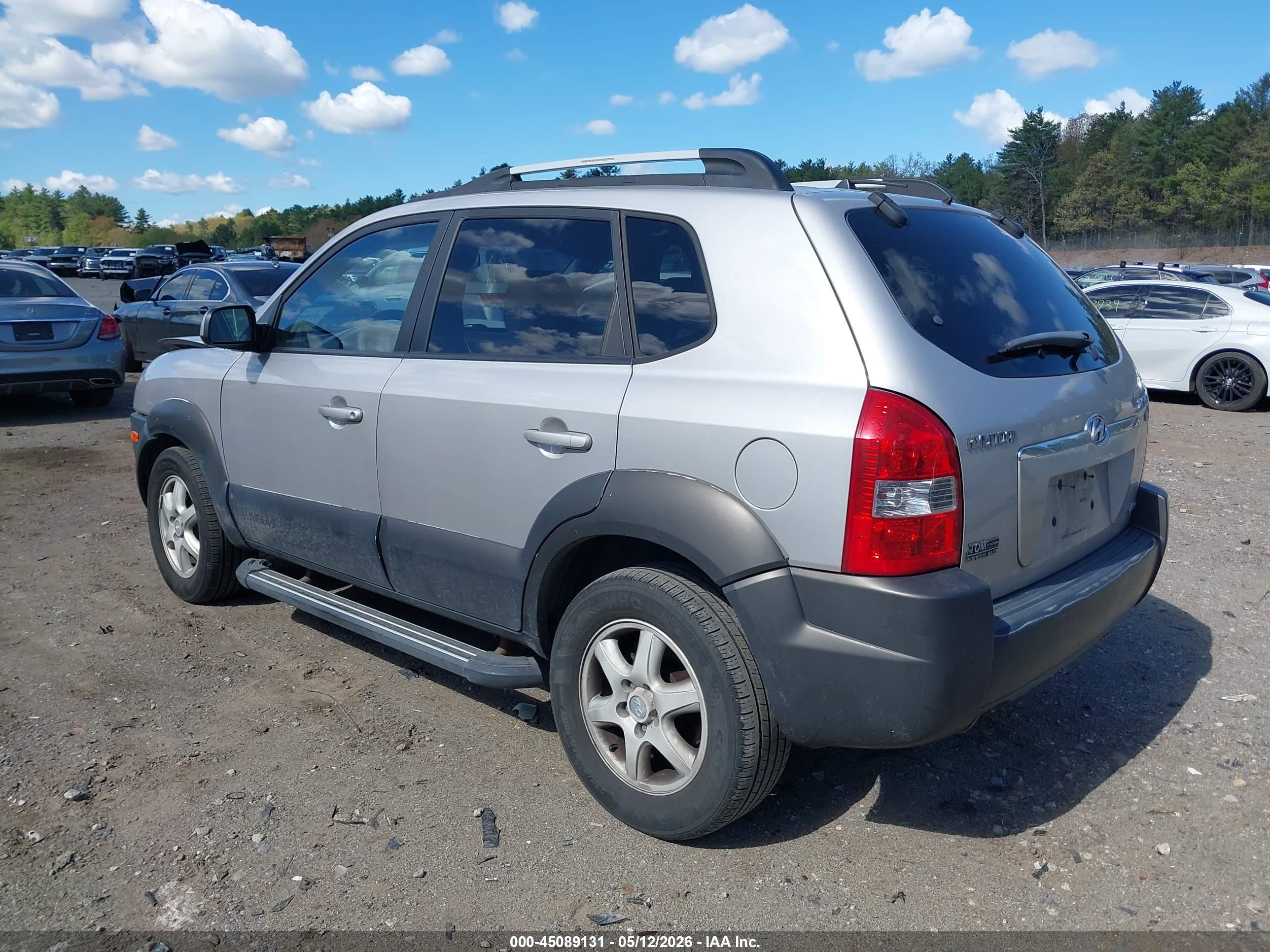 2005 Hyundai Tucson Gls/lx Gray vin: KM8JN72D95U042564