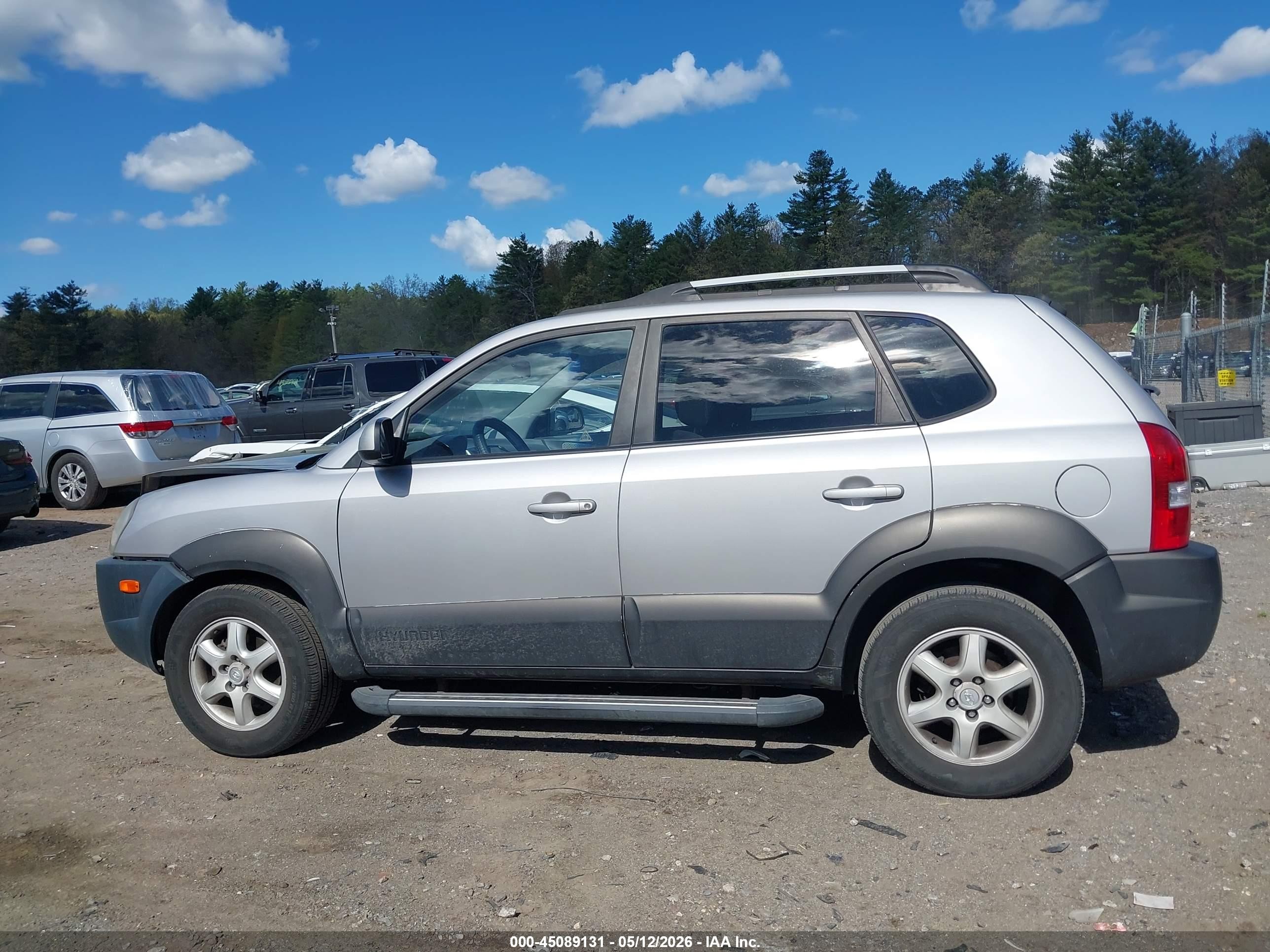 2005 Hyundai Tucson Gls/lx Gray vin: KM8JN72D95U042564