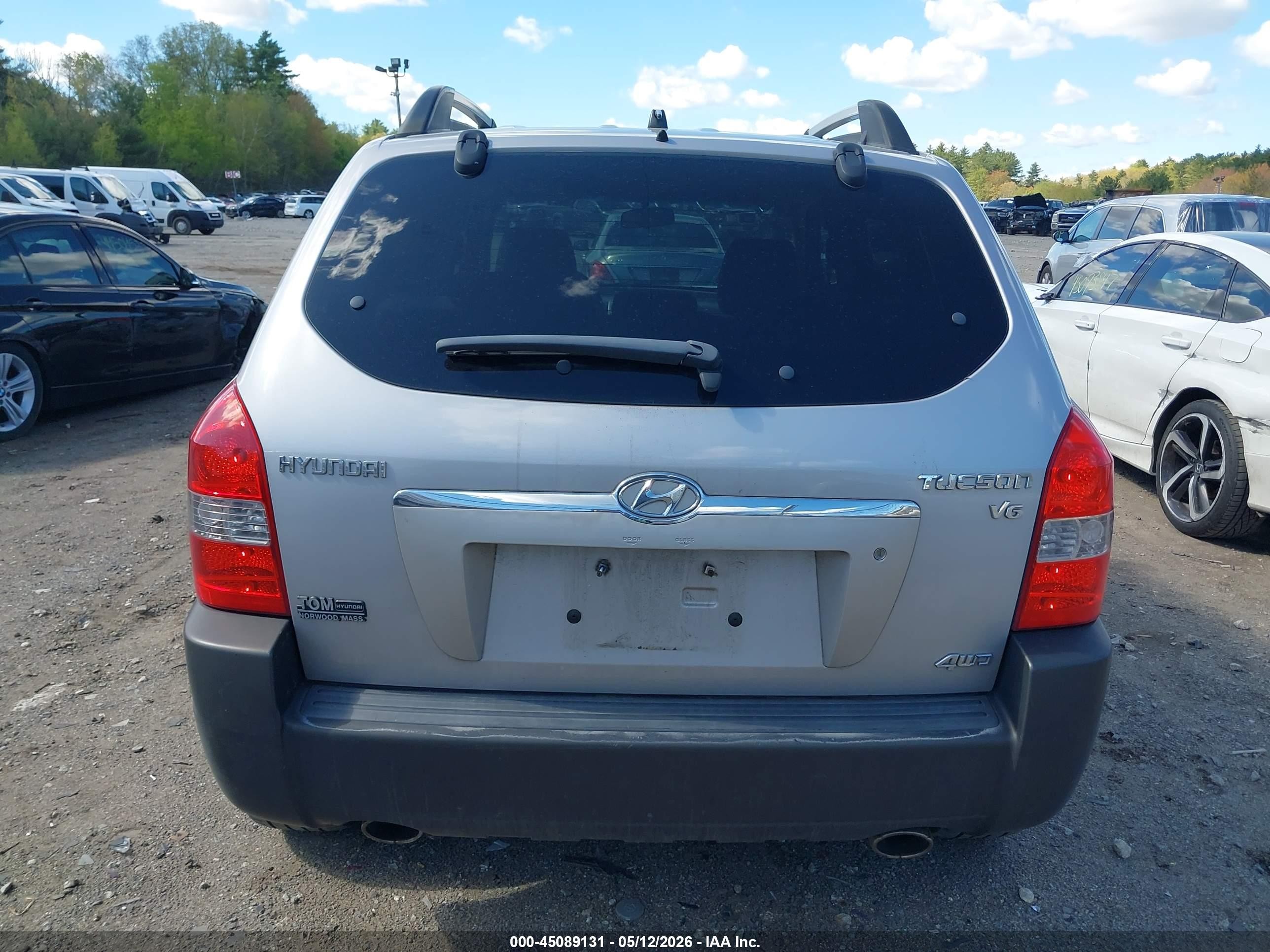 2005 Hyundai Tucson Gls/lx Gray vin: KM8JN72D95U042564