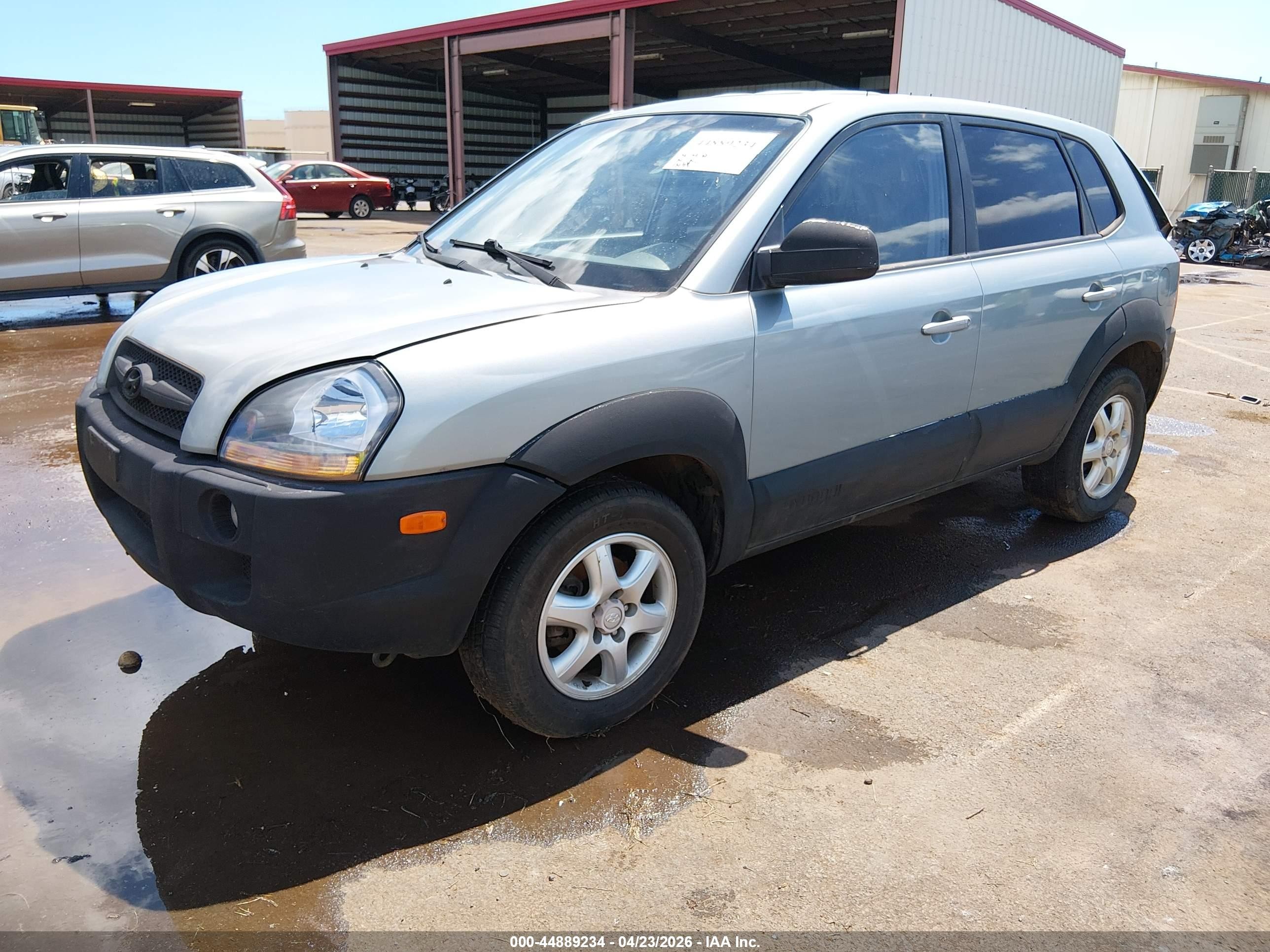 2005 Hyundai Tucson Gls/lx Blue vin: KM8JN72D95U096799