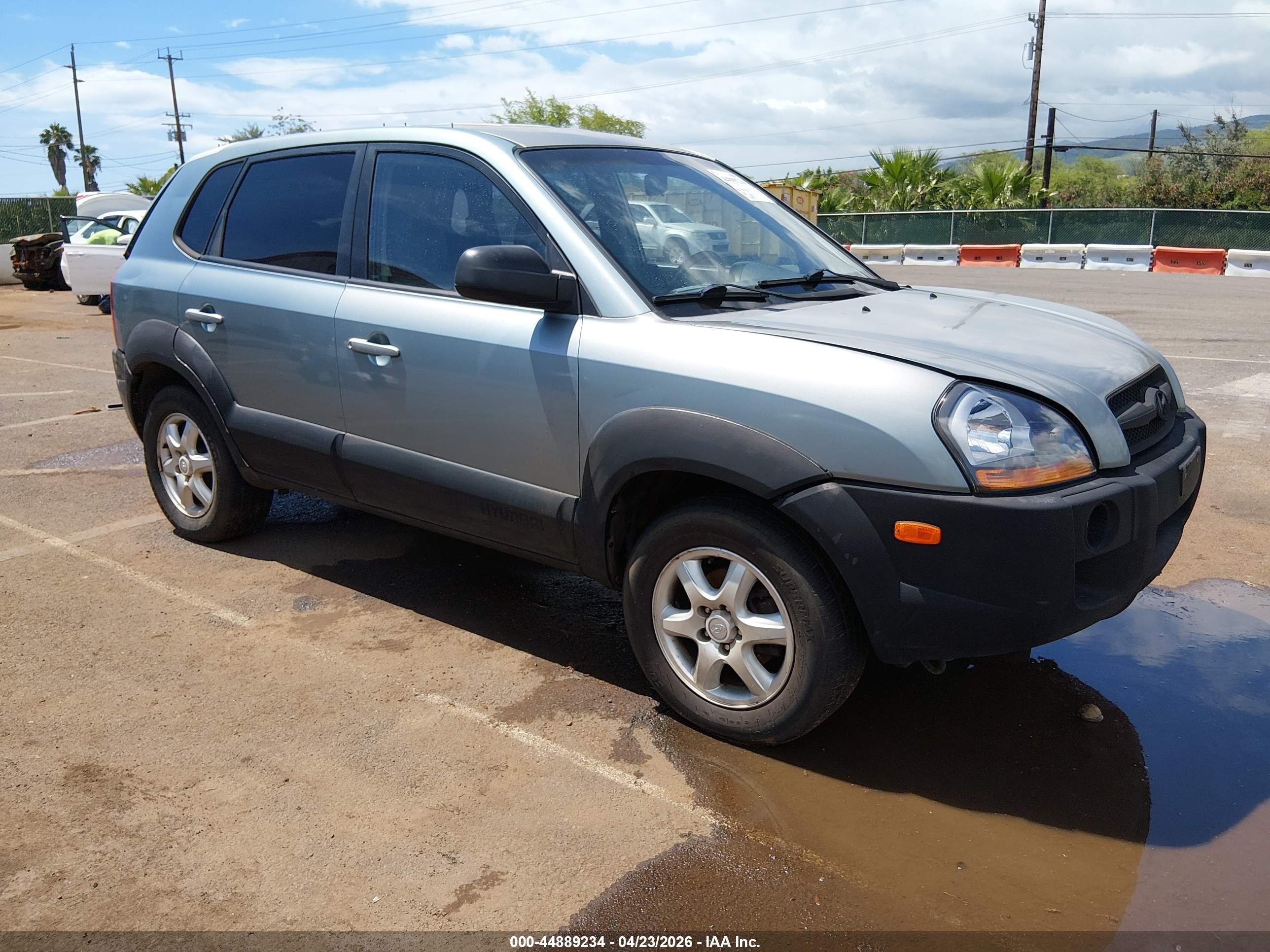 2005 Hyundai Tucson Gls/lx Blue vin: KM8JN72D95U096799