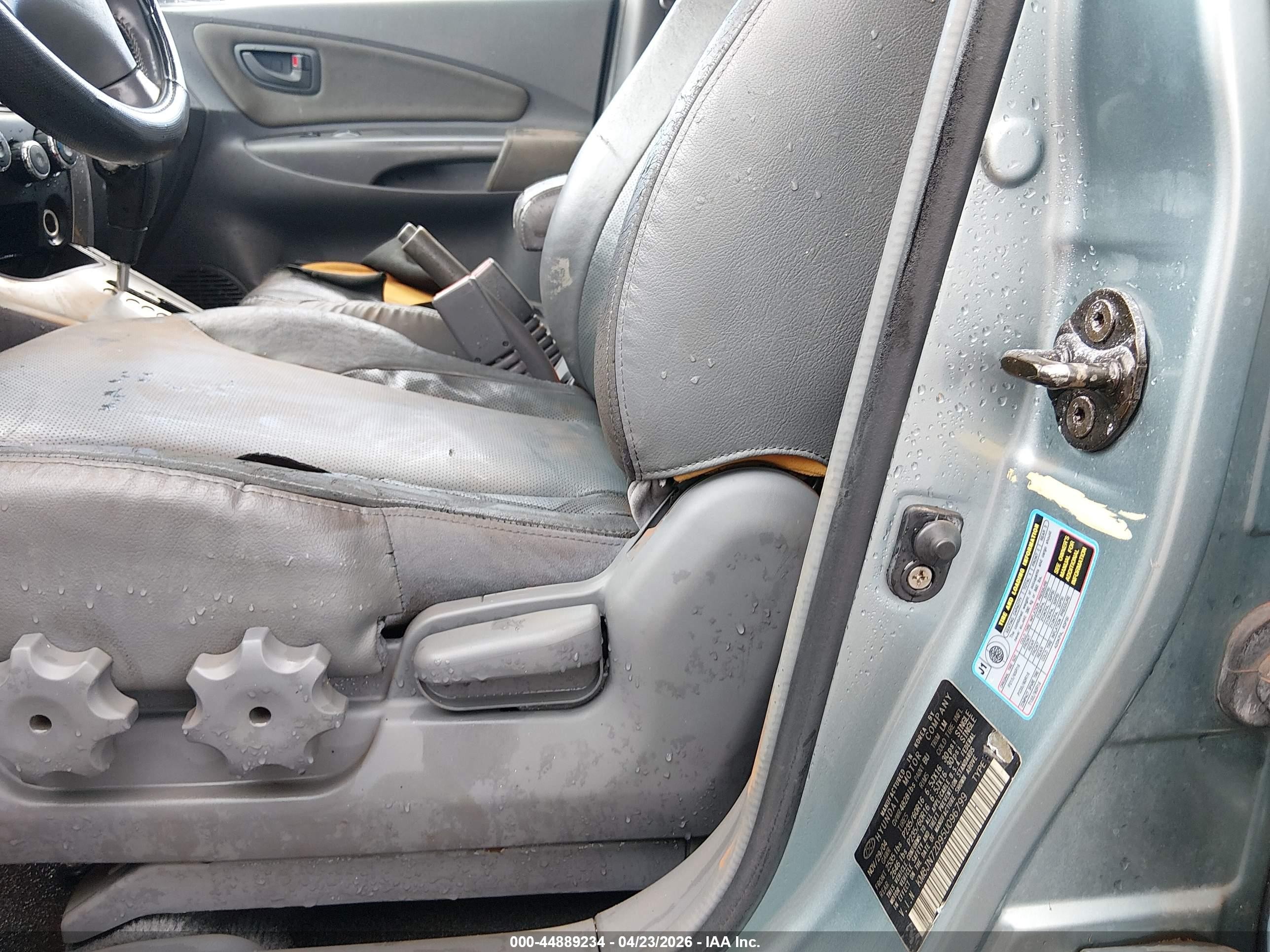2005 Hyundai Tucson Gls/lx Blue vin: KM8JN72D95U096799