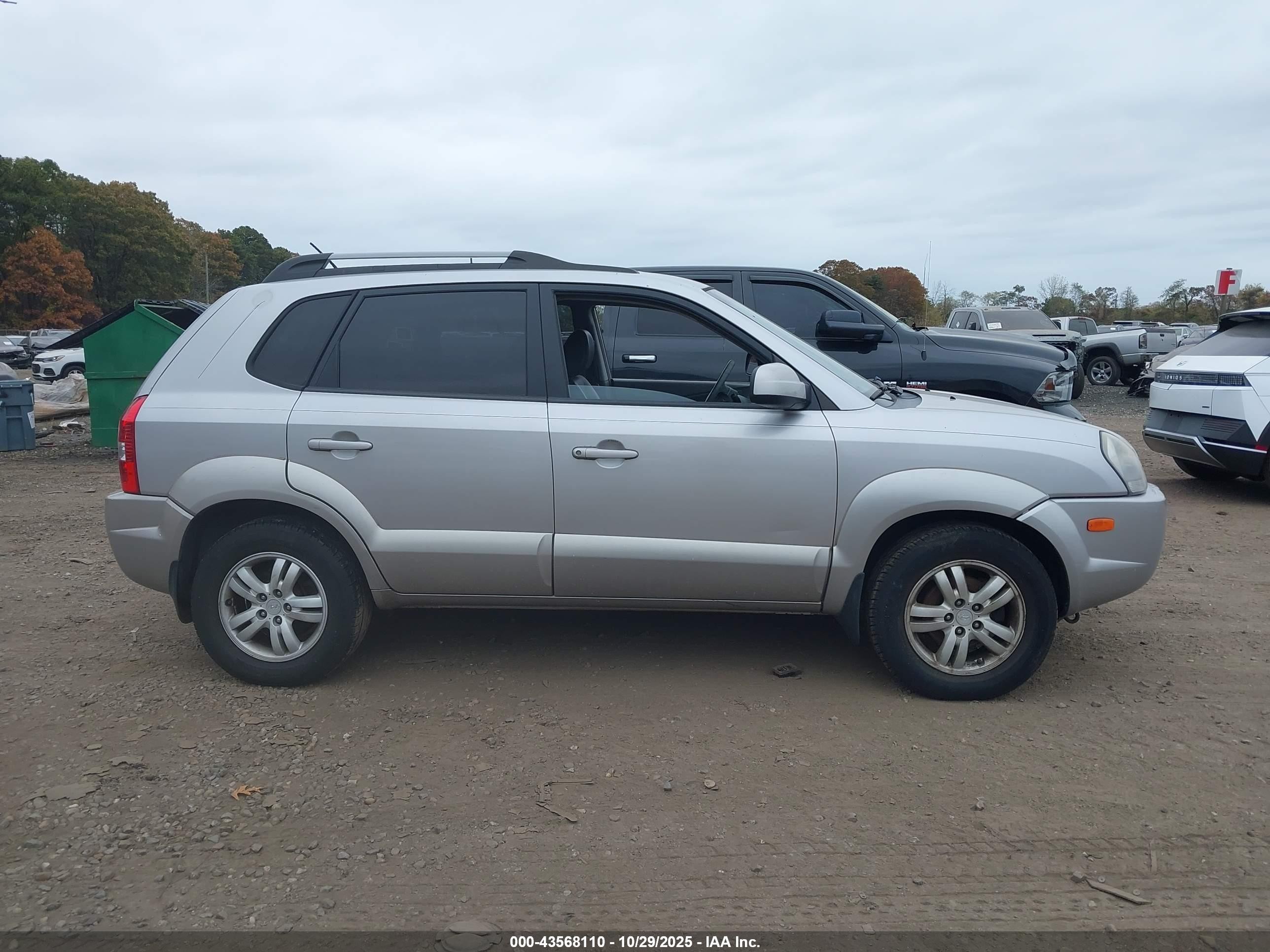 2006 Hyundai Tucson Gls/limited Silver vin: KM8JN72D96U308716