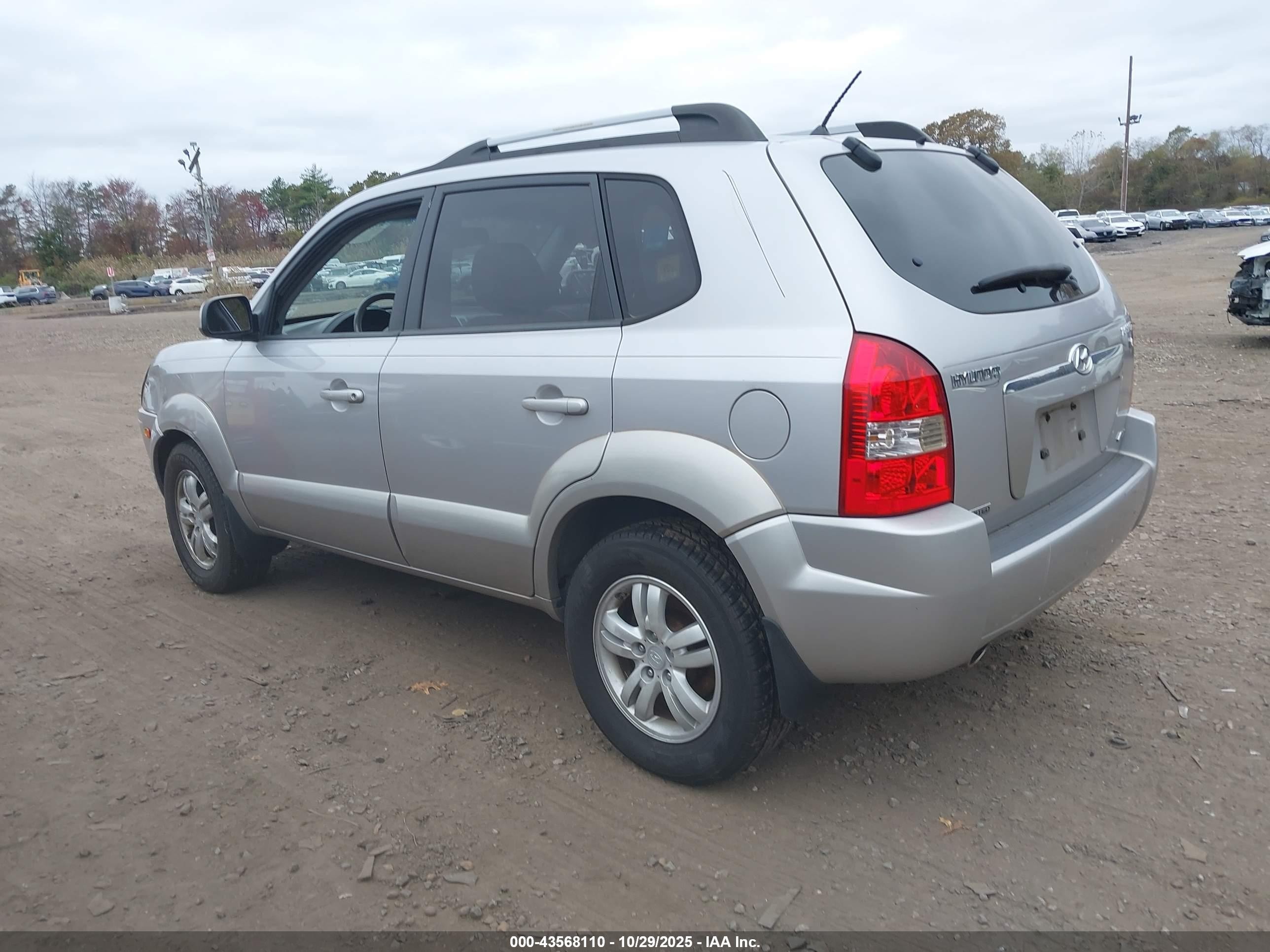 2006 Hyundai Tucson Gls/limited Silver vin: KM8JN72D96U308716