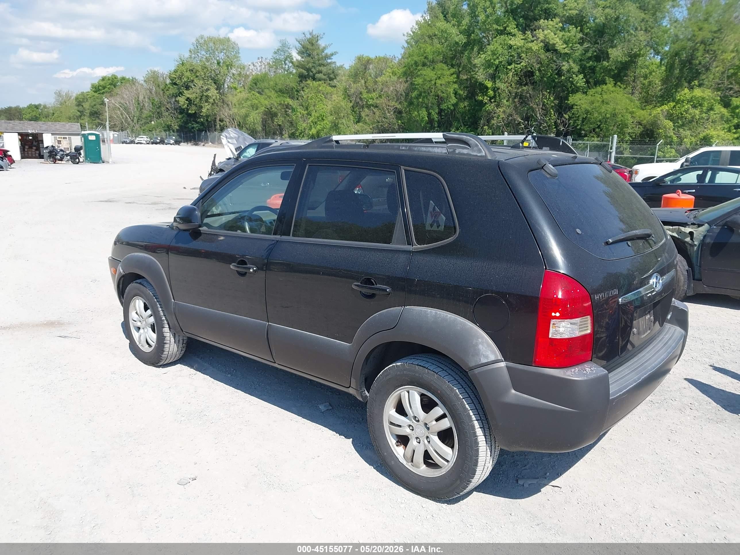 2006 Hyundai Tucson Gls/limited Black vin: KM8JN72D96U368401