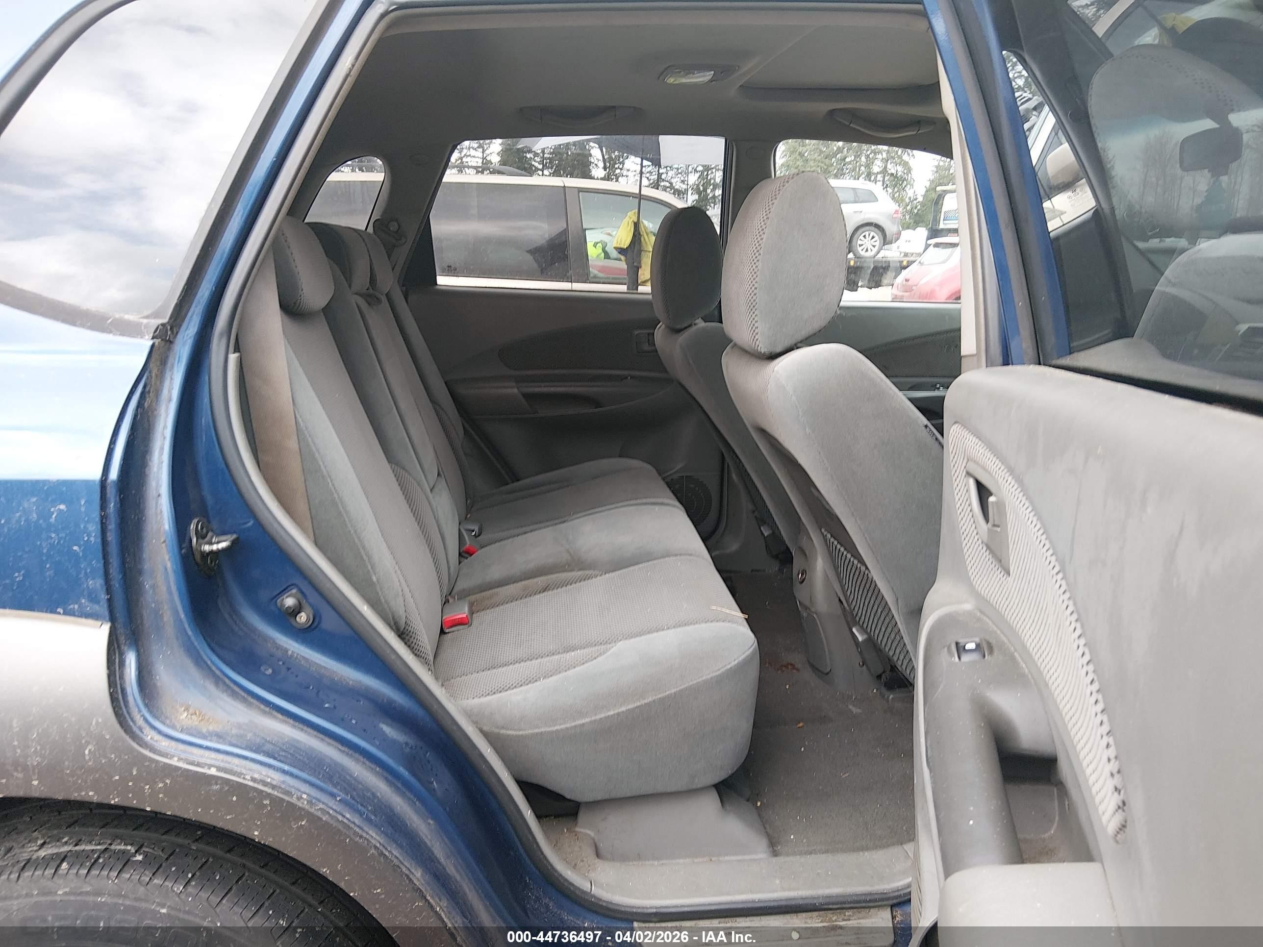 2006 Hyundai Tucson Gls/limited Blue vin: KM8JN72D96U384971