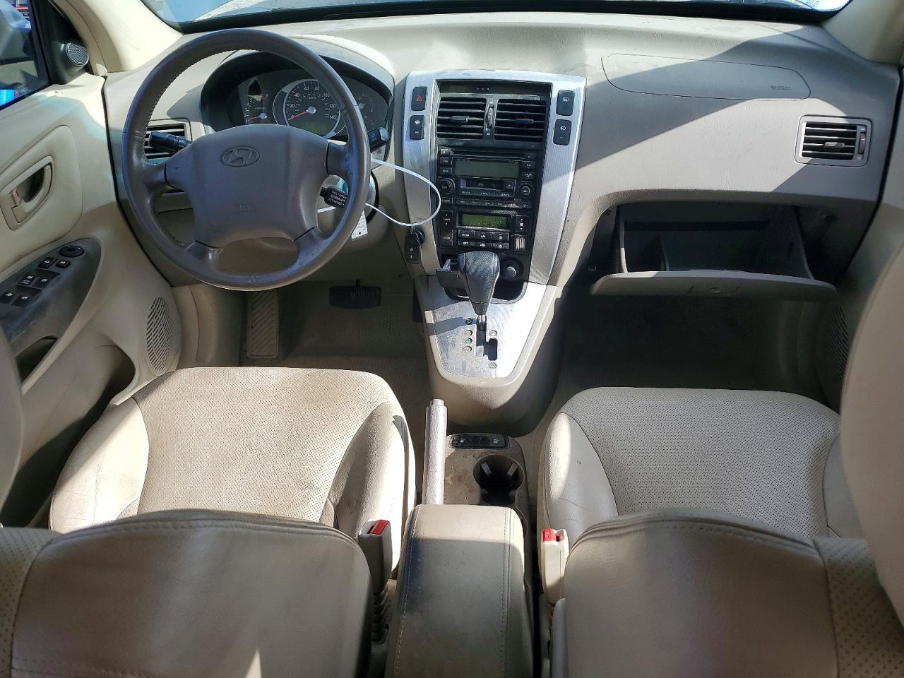2007 Hyundai Tucson Se/limited Turquoise vin: KM8JN72D97U486241