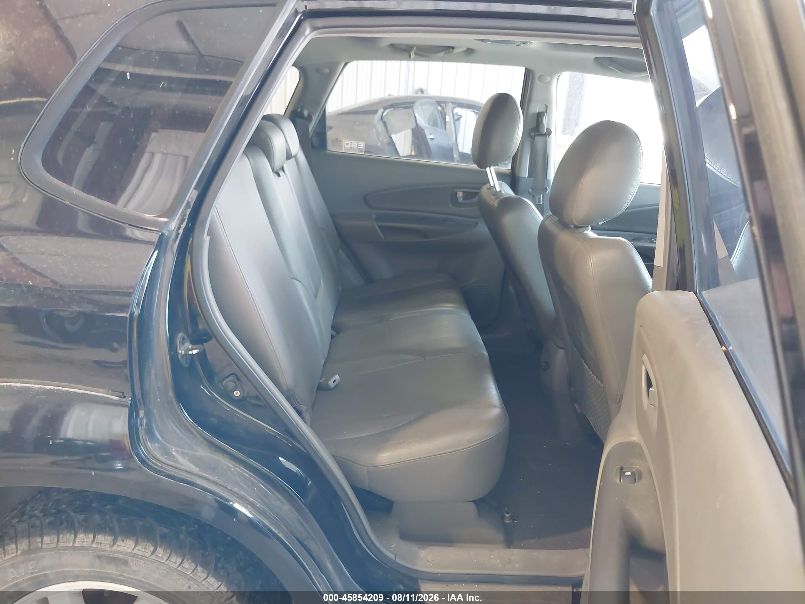 2007 Hyundai Tucson Limited/se Black vin: KM8JN72DX7U671026