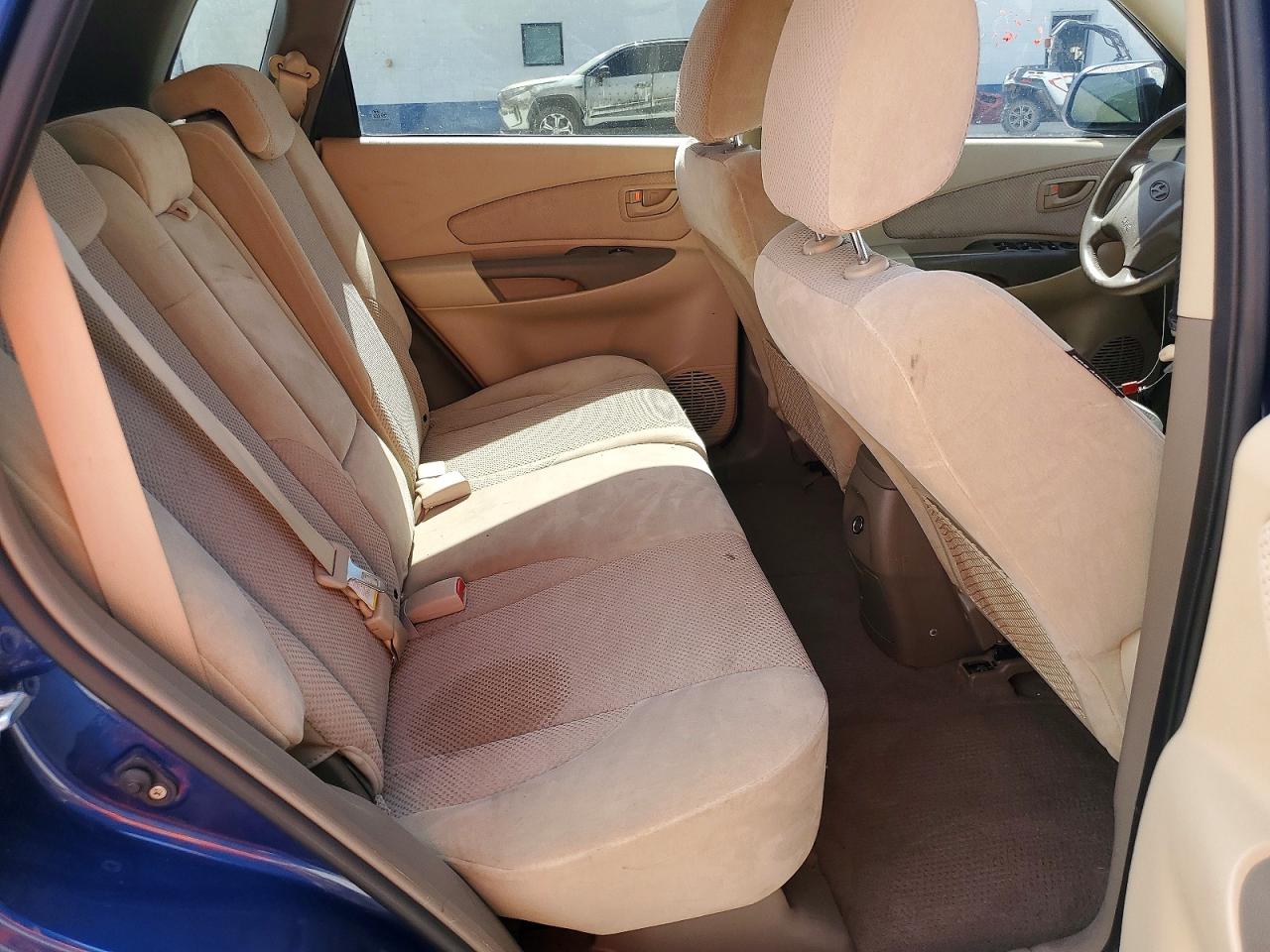 2008 Hyundai Tucson Se Blue vin: KM8JN72DX8U880056