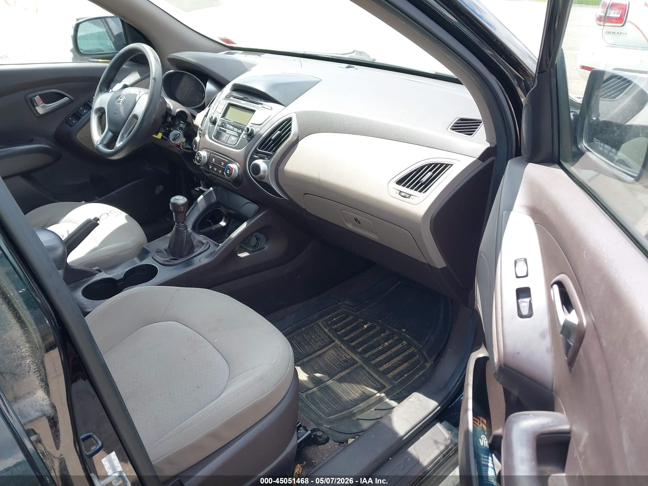 2011 Hyundai Tucson Gl Black vin: KM8JT3AB0BU183243