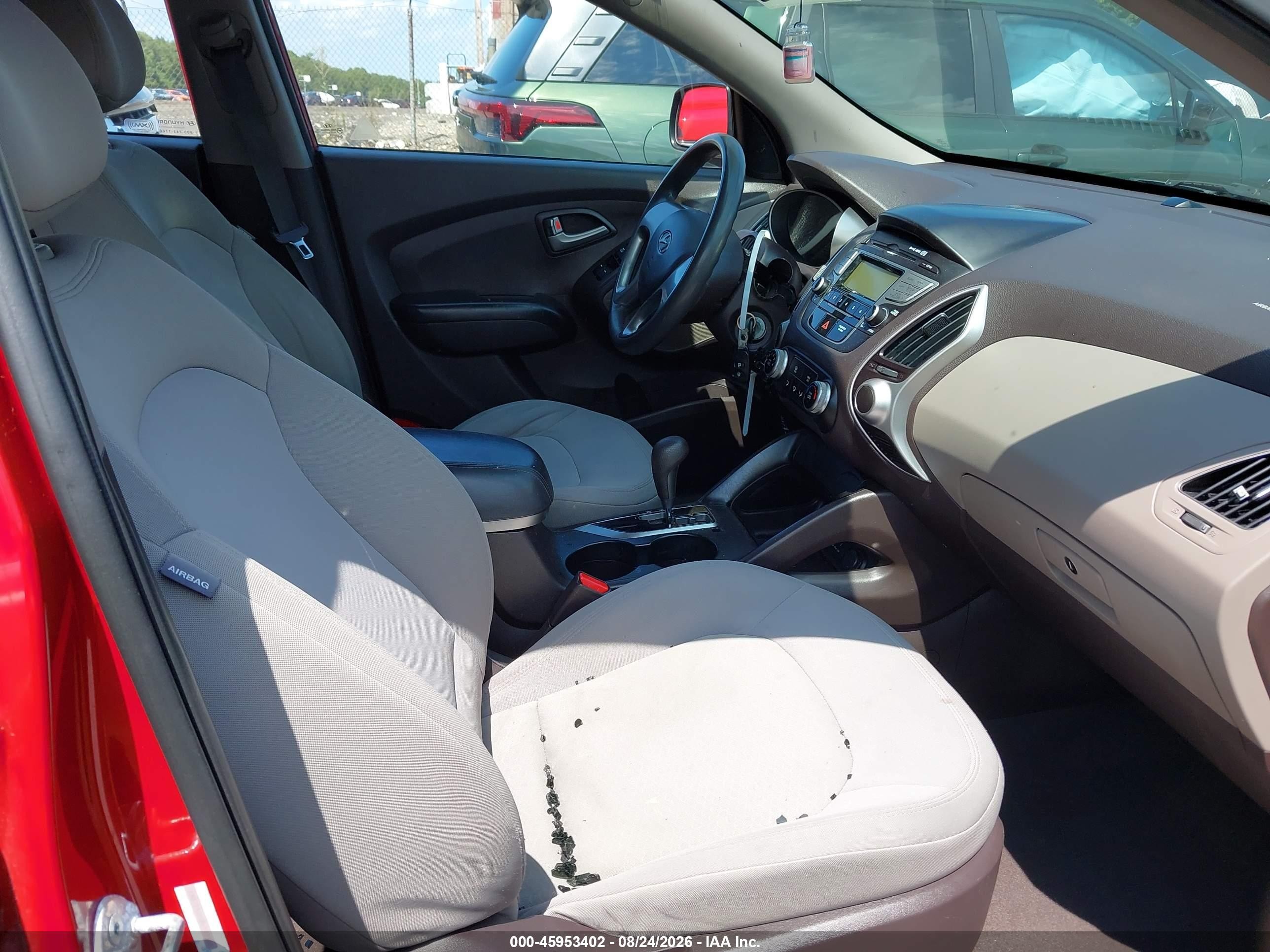2011 Hyundai Tucson Gl Красный vin: KM8JT3AB0BU199569