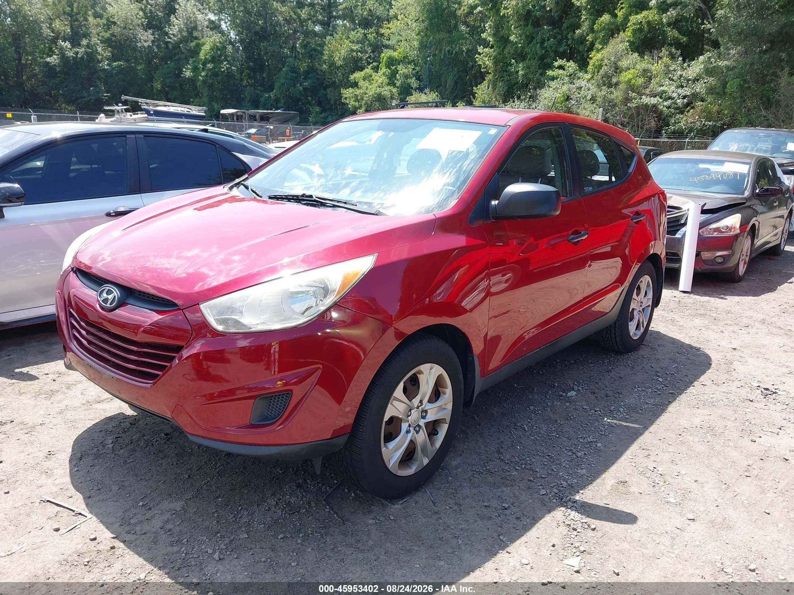 2011 Hyundai Tucson Gl Красный vin: KM8JT3AB0BU199569