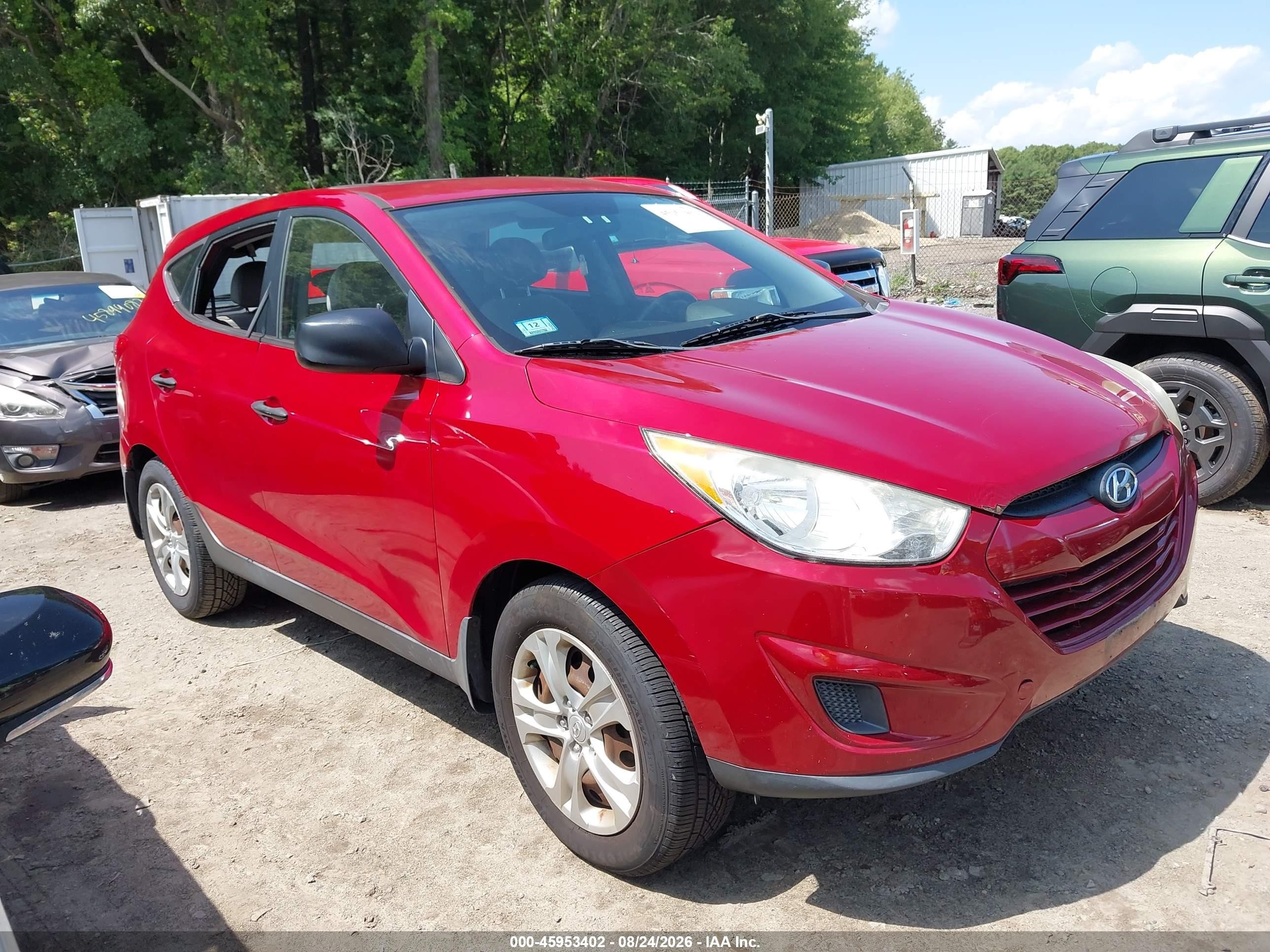 2011 Hyundai Tucson Gl Красный vin: KM8JT3AB0BU199569